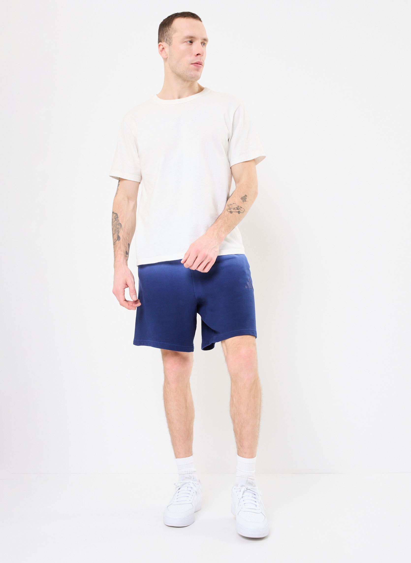 Sportshorts M A SZN DDYE SH heren blauw adidas sportswear Sportshorts M A SZN DDYE SH heren blauw GLOBLU/DKBLUE