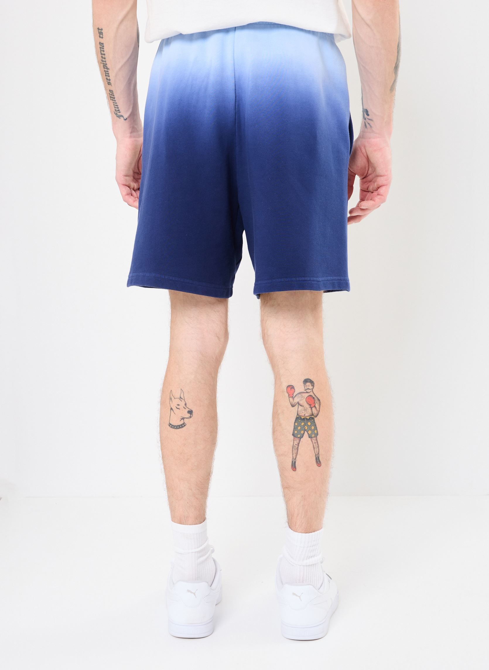 Sportshorts M A SZN DDYE SH heren blauw adidas sportswear Sportshorts M A SZN DDYE SH heren blauw GLOBLU/DKBLUE