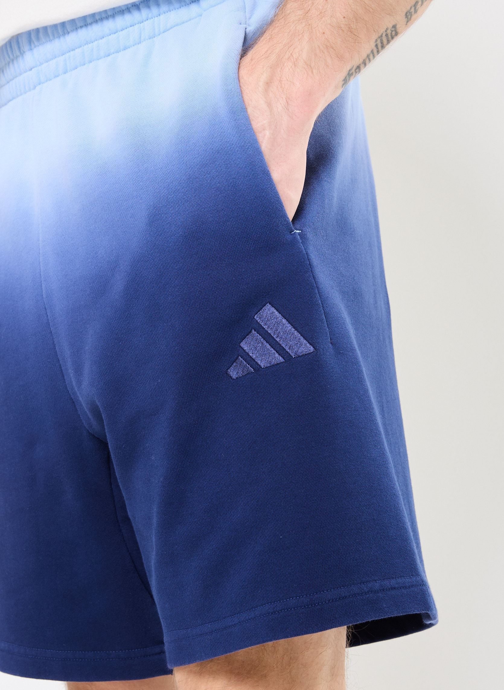 Sportshorts M A SZN DDYE SH heren blauw adidas sportswear Sportshorts M A SZN DDYE SH heren blauw GLOBLU/DKBLUE