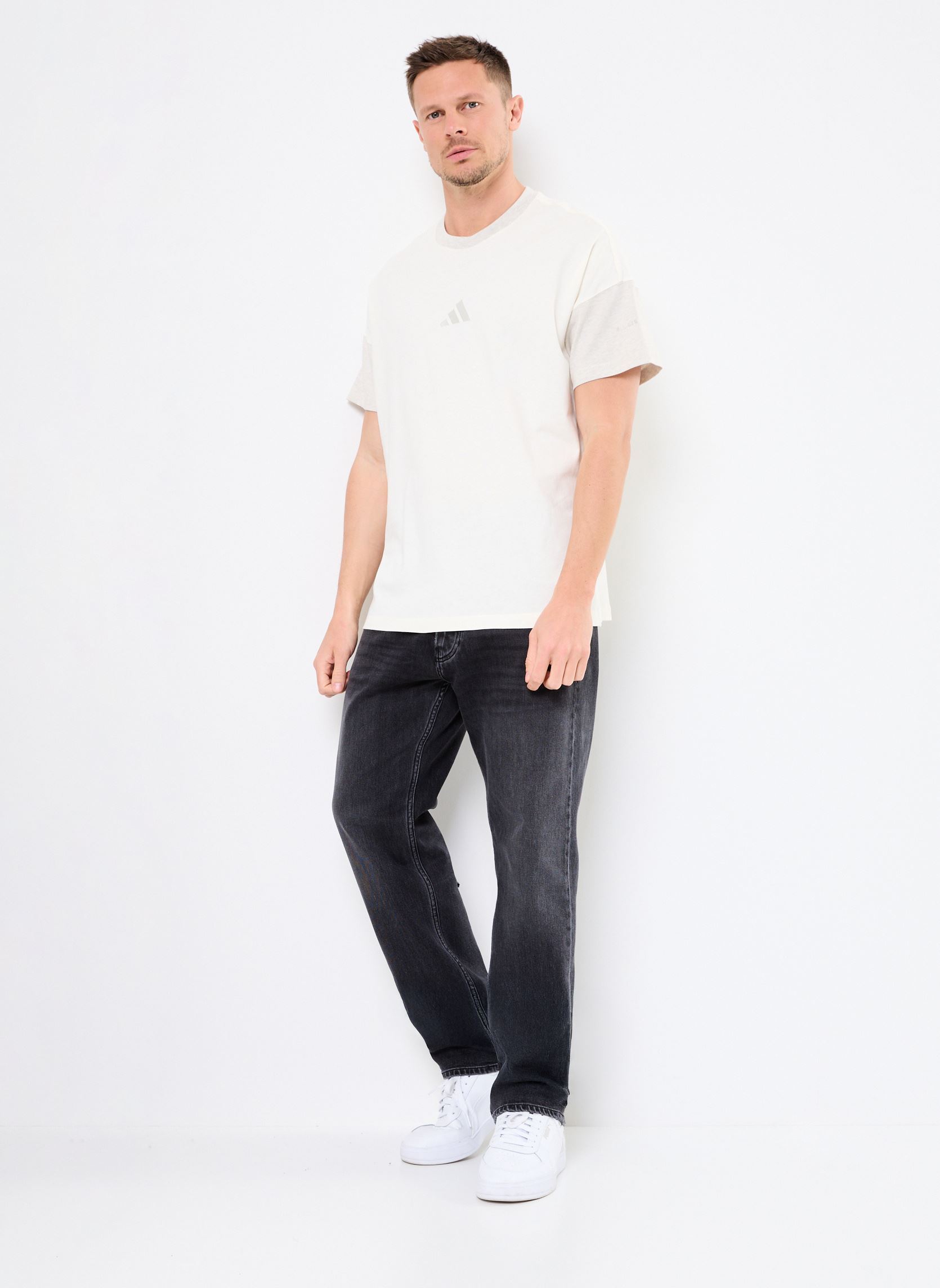 T-shirt a maniche corte M A SZN CB T uomo bianco adidas sportswear T-shirt a maniche corte M A SZN CB T uomo bianco OWHITE/OWHITE/SECOGR