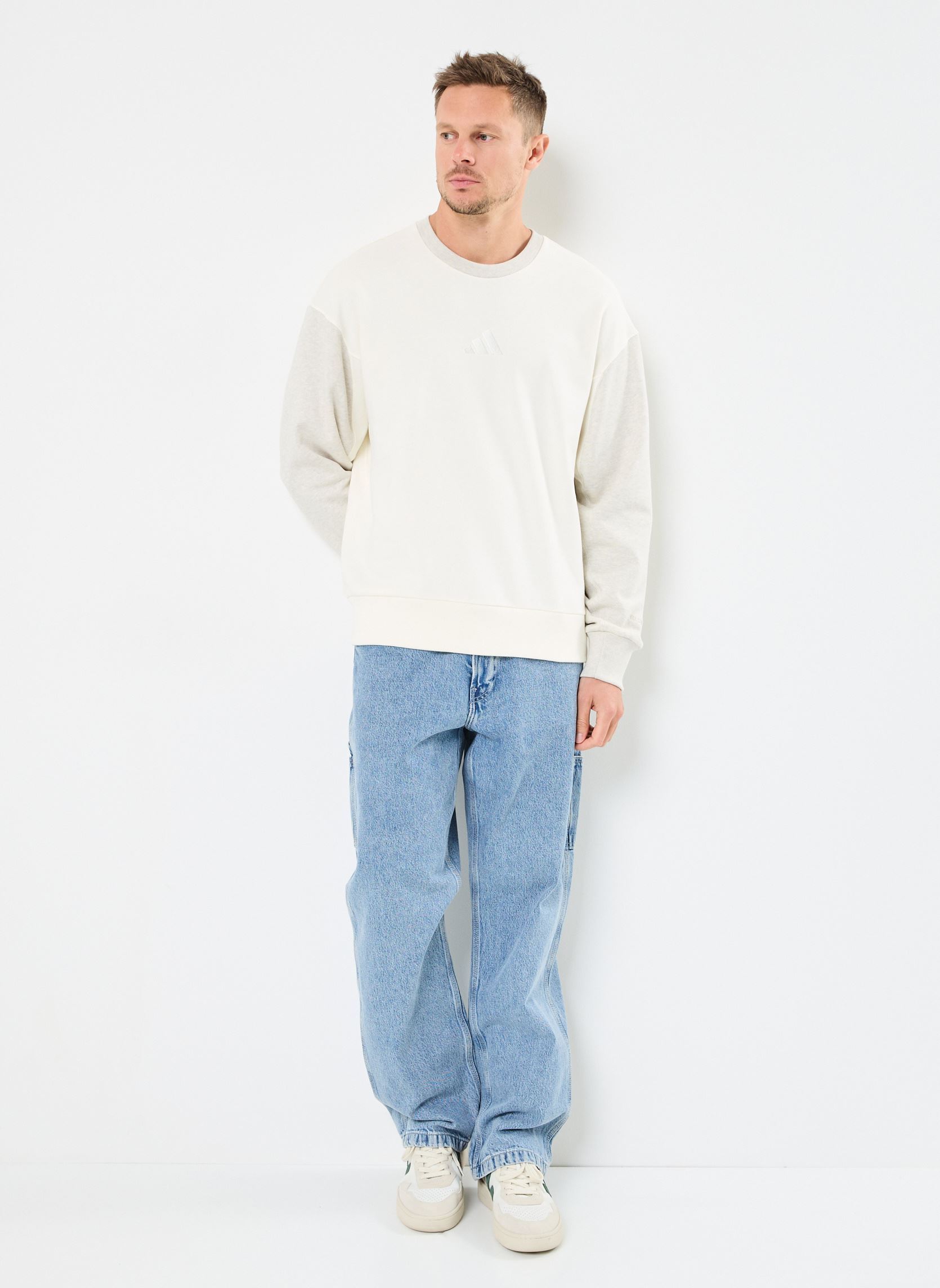 Sweats M A SZN CB CREW homme blanc adidas sportswear Sweats M A SZN CB CREW homme blanc OWHITE