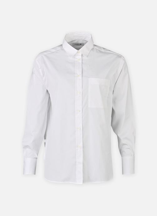 Lacoste Chemises manches longues Chemise Lacoste CF0215 femme blanc