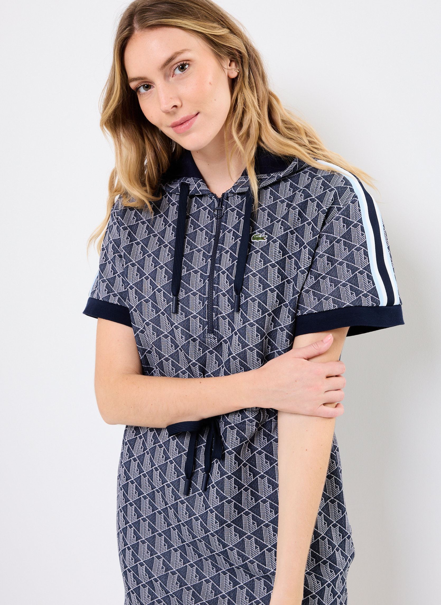 Robes Robe Lacoste EF0003 femme bleu Lacoste Robes Robe Lacoste EF0003 femme bleu MARINE/BLANC