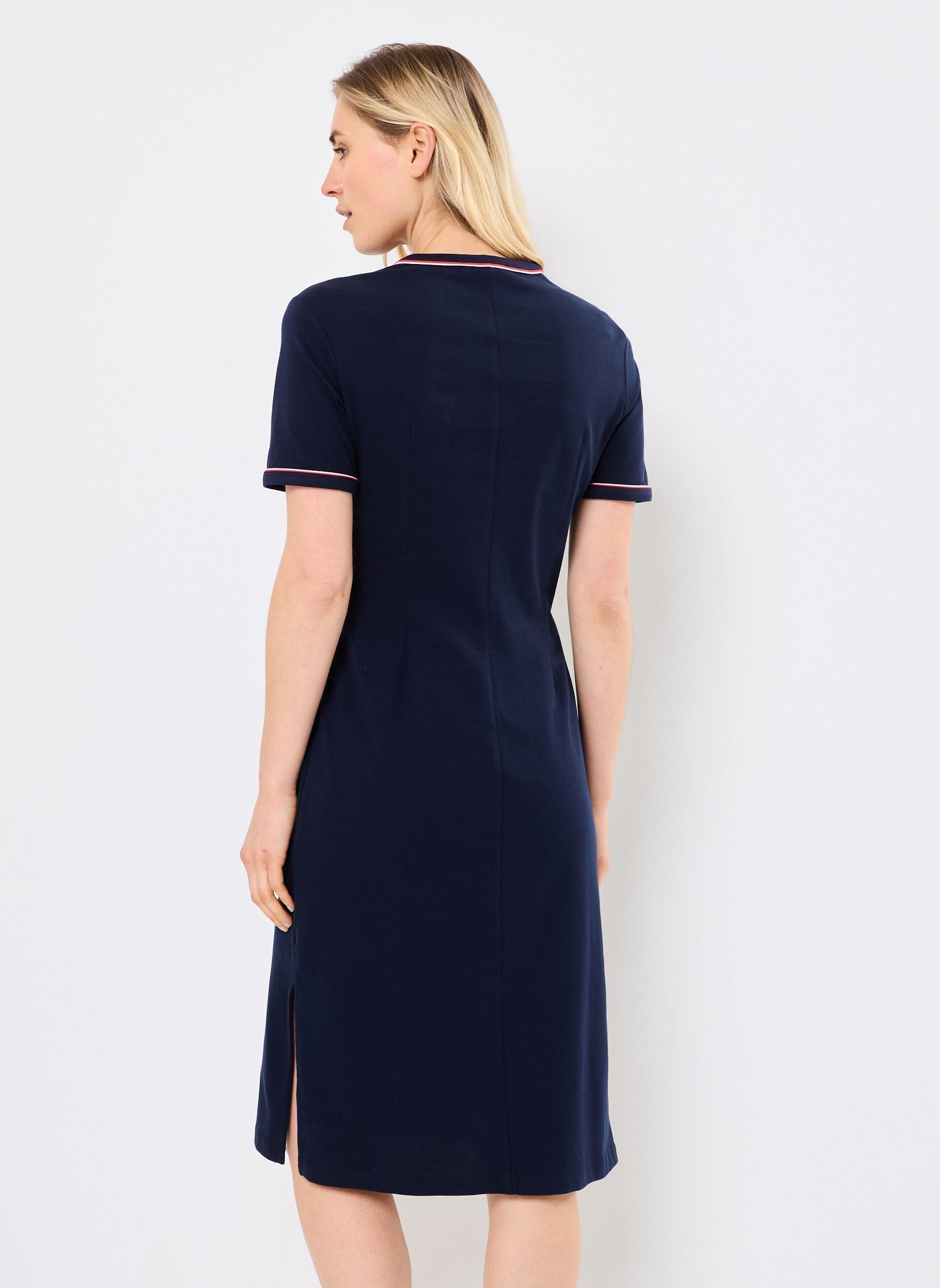 Kleider Robe Lacoste EF9988 damen blau Lacoste Kleider Robe Lacoste EF9988 damen blau MARINE/RUISSEAU-GRENADINE