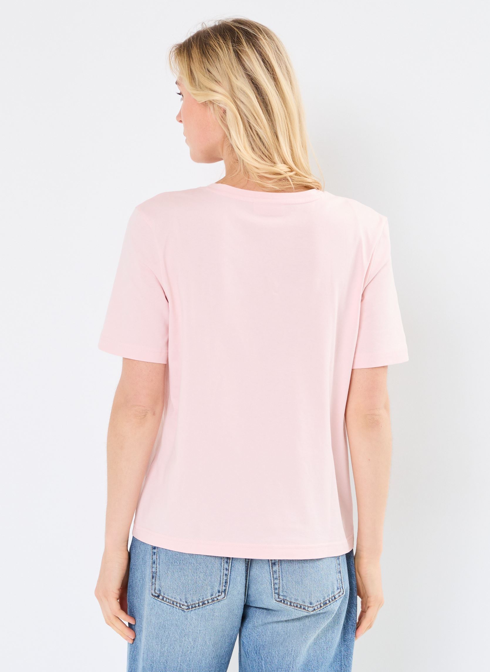 T-shirt a maniche corte Tee-shirt col V TF3700 donna rosa Lacoste T-shirt a maniche corte Tee-shirt col V TF3700 donna rosa NIDUS
