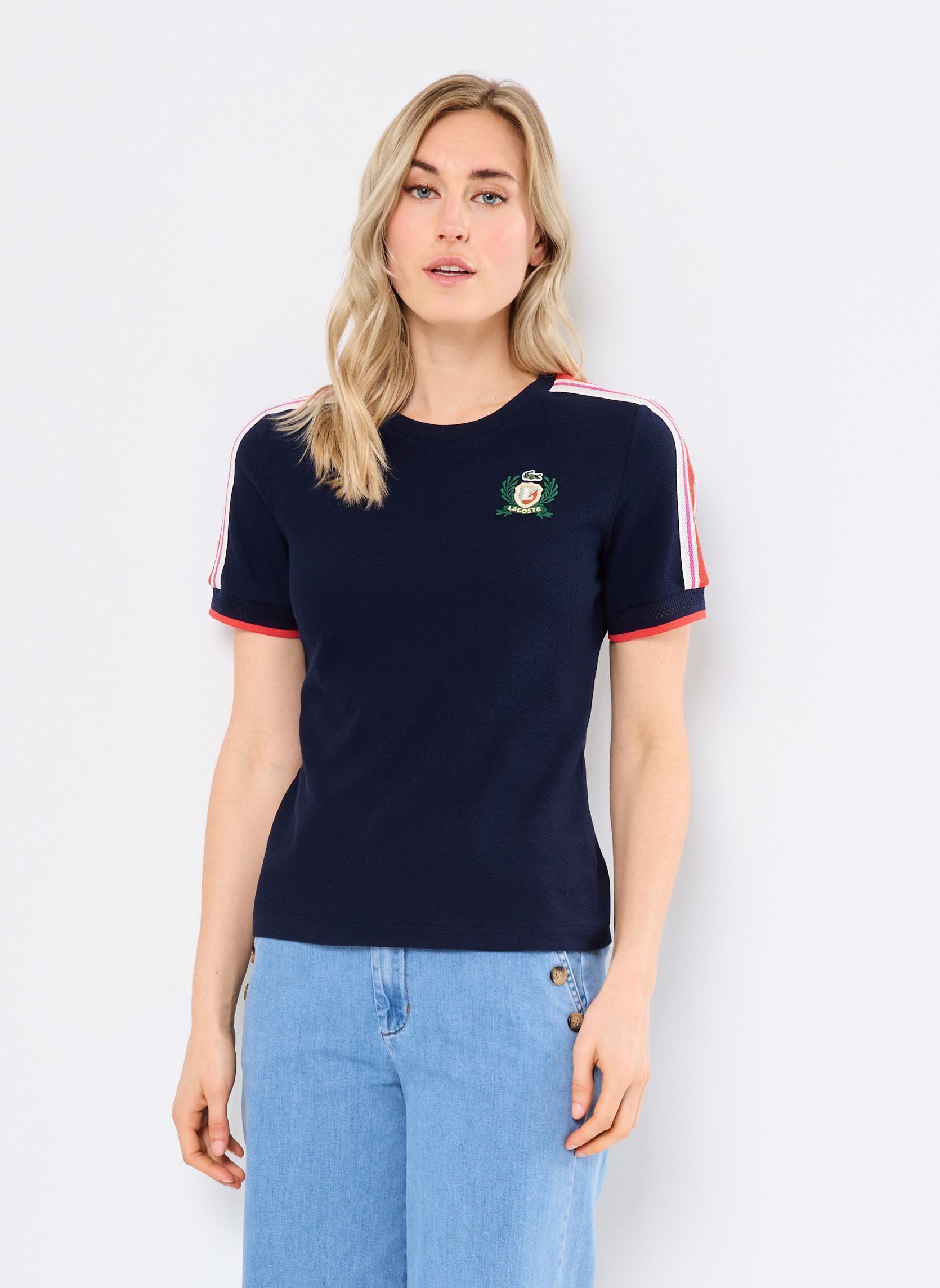 Vêtements Lacoste Tee shirt Lacoste TF9630 pour Accessoires
