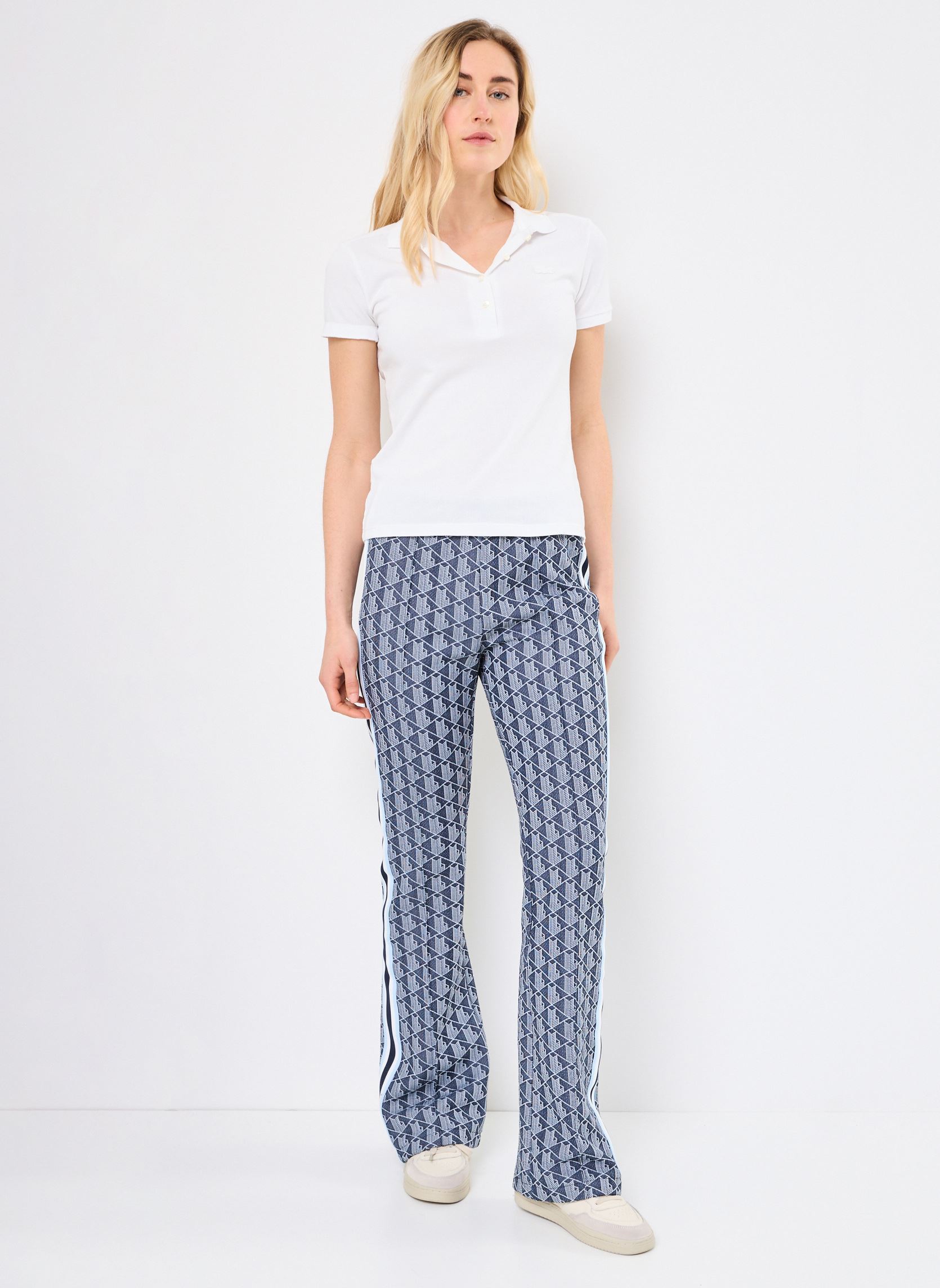 Pantaloni da jogging Pantalon Lacoste XF9313 donna blu Lacoste Pantaloni da jogging Pantalon Lacoste XF9313 donna blu MARINE/BLANC