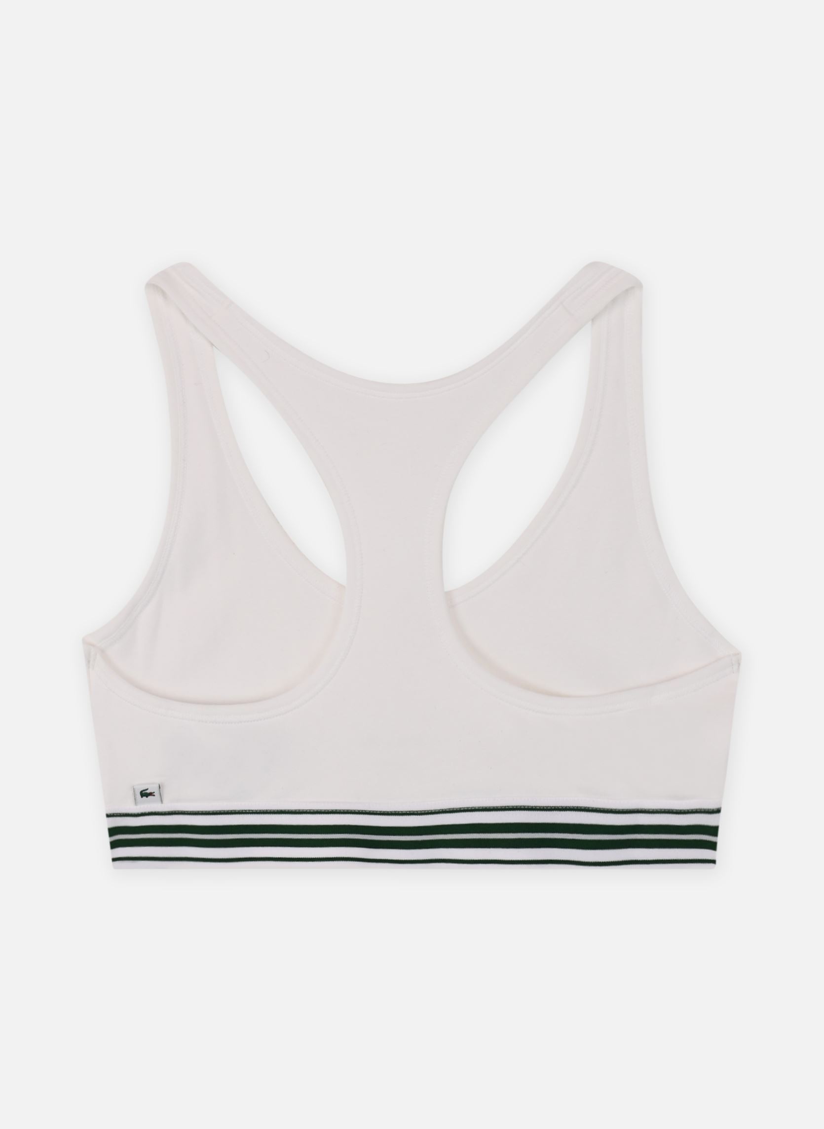 Brassières de Sport Brassière Lacoste IF8167 femme blanc Lacoste Brassières de Sport Brassière Lacoste IF8167 femme blanc BLANC
