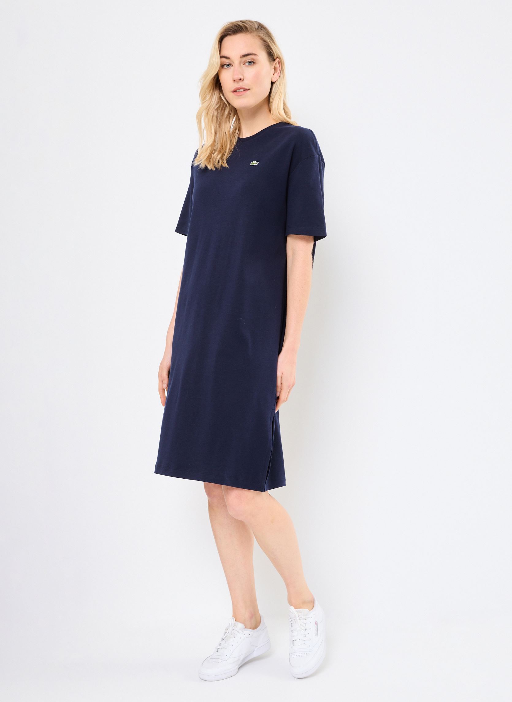 Robes Robe Lacoste EF2883 femme bleu Lacoste Robes Robe Lacoste EF2883 femme bleu MARINE