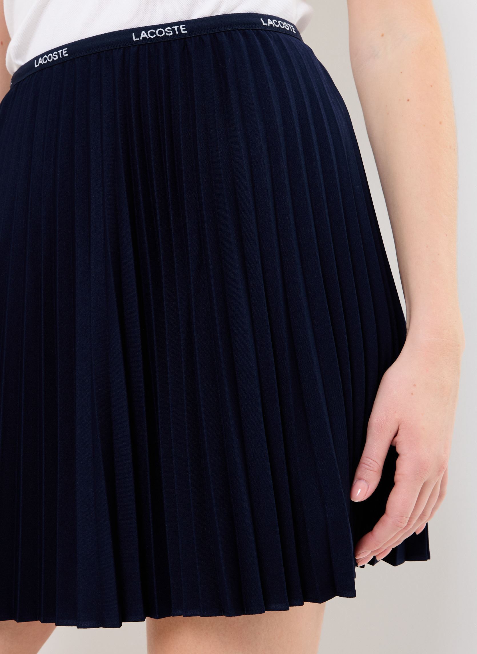 Jupes courtes Jupe Lacoste JF1403 femme bleu Lacoste Jupes courtes Jupe Lacoste JF1403 femme bleu MARINE