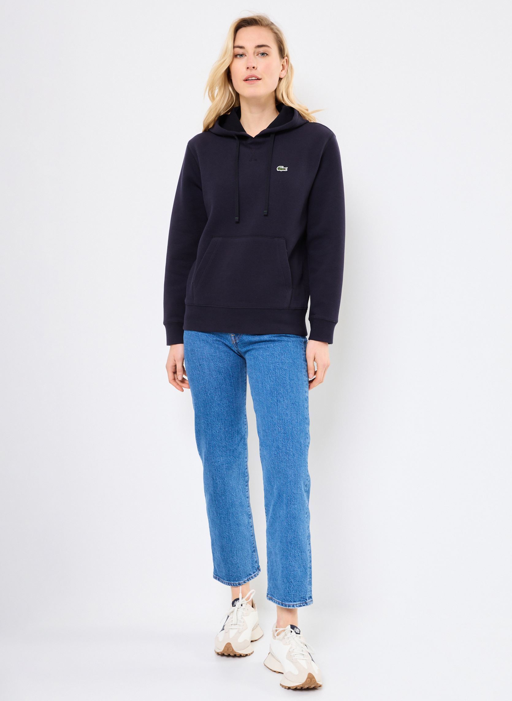 Jersey con capucha Hoodie Lacoste SF8346 mujer azul Lacoste Jersey con capucha Hoodie Lacoste SF8346 mujer azul ABIMES