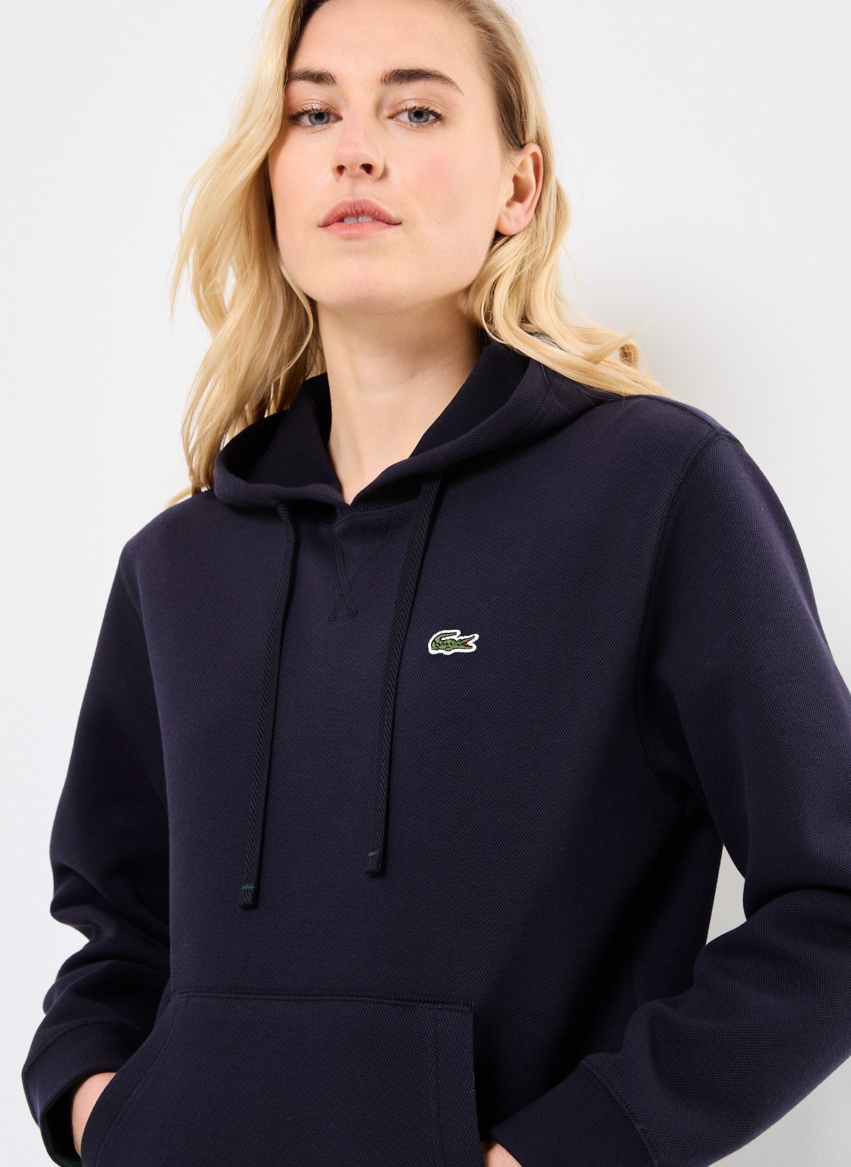 Jersey con capucha Hoodie Lacoste SF8346 mujer azul Lacoste Jersey con capucha Hoodie Lacoste SF8346 mujer azul ABIMES