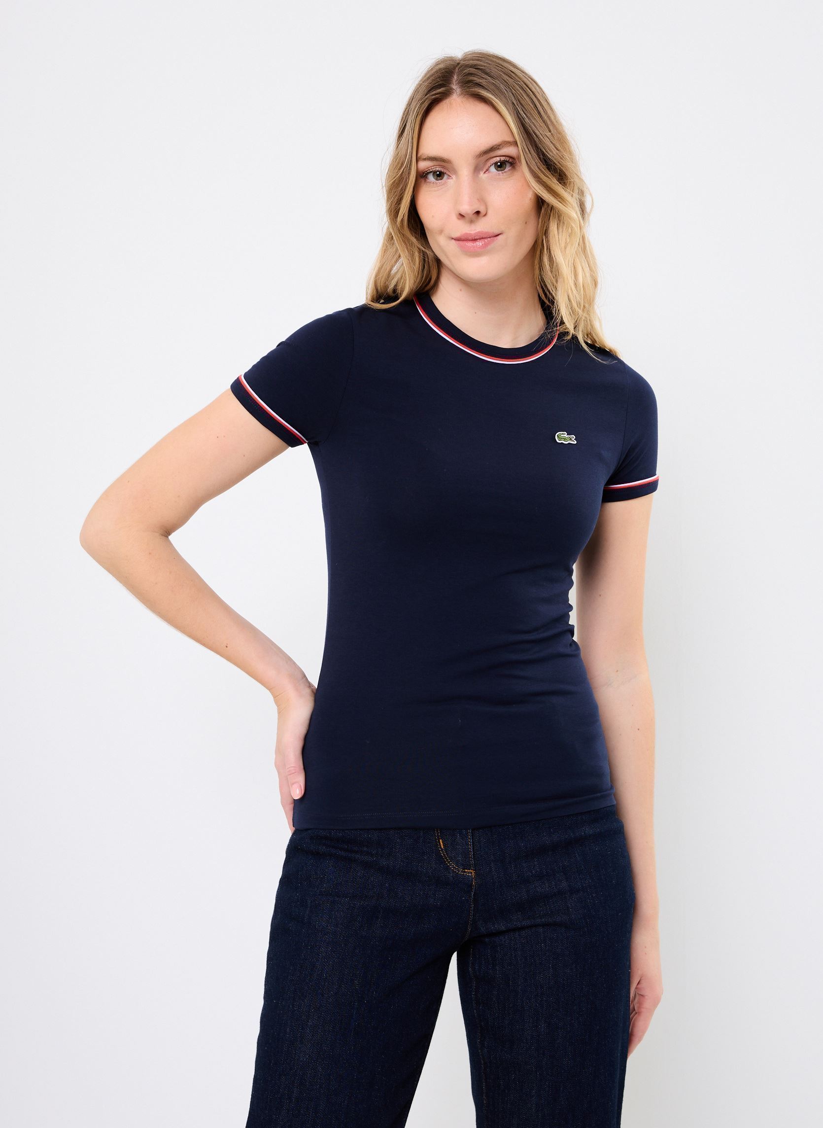 Vêtements Lacoste Tee shirt & turtle neck shirt pour Accessoires