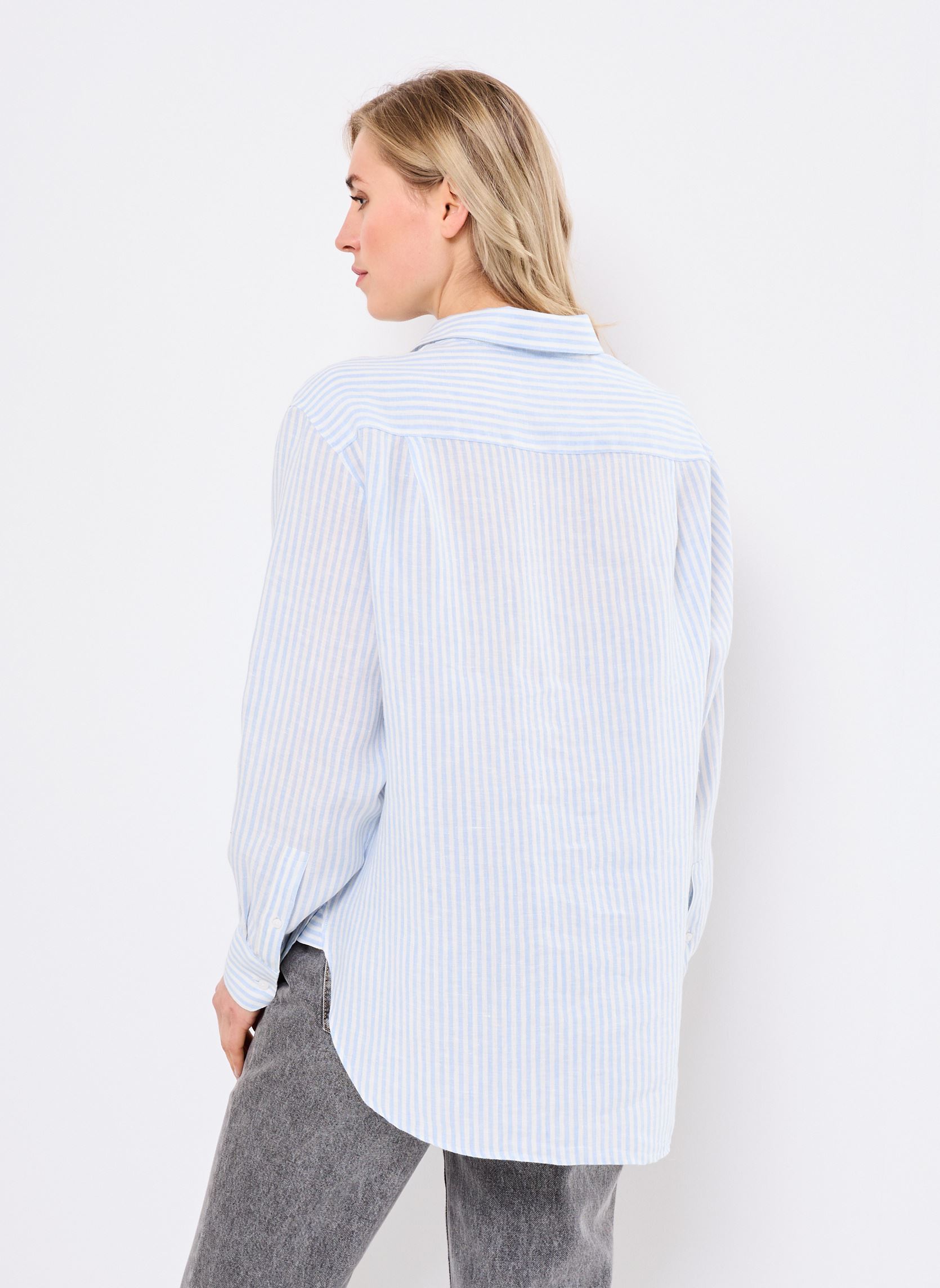 Chemises manches longues Chemise Lacoste CF0054 femme blanc Lacoste Chemises manches longues Chemise Lacoste CF0054 femme blanc PANORAMA/BLANC