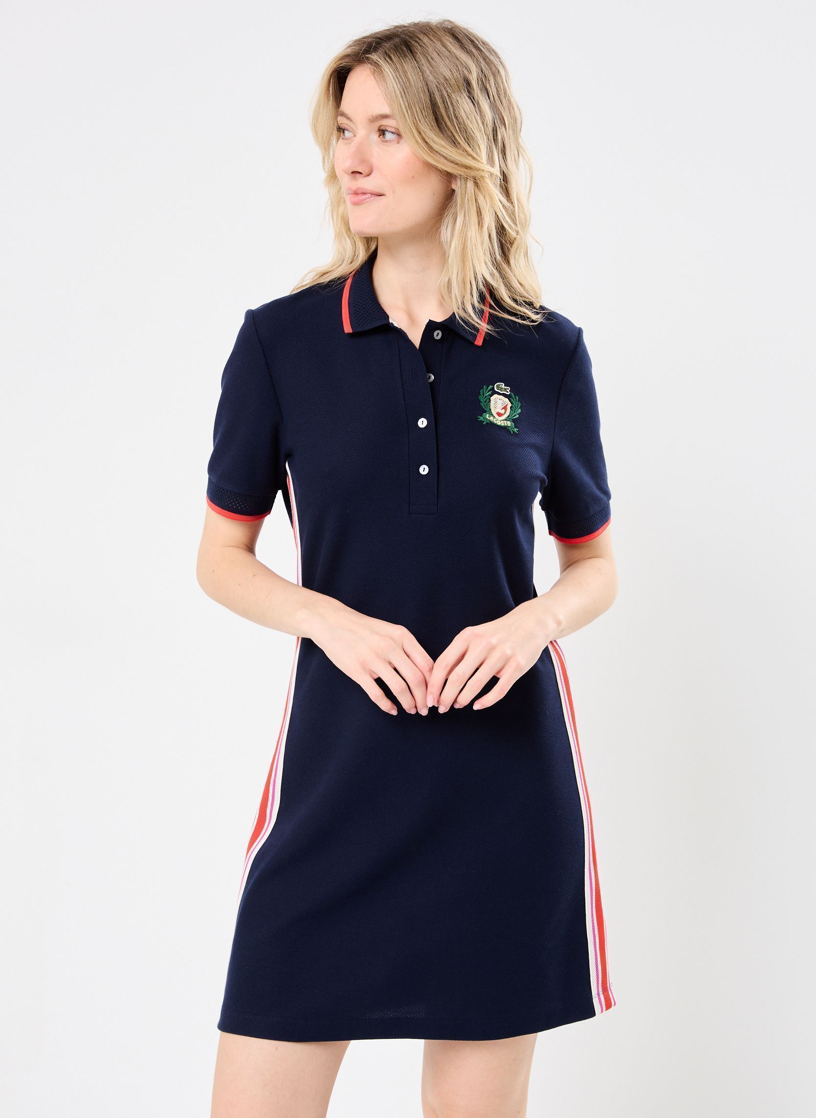 Vêtements Lacoste Robe polo Lacoste EF9566 pour Accessoires