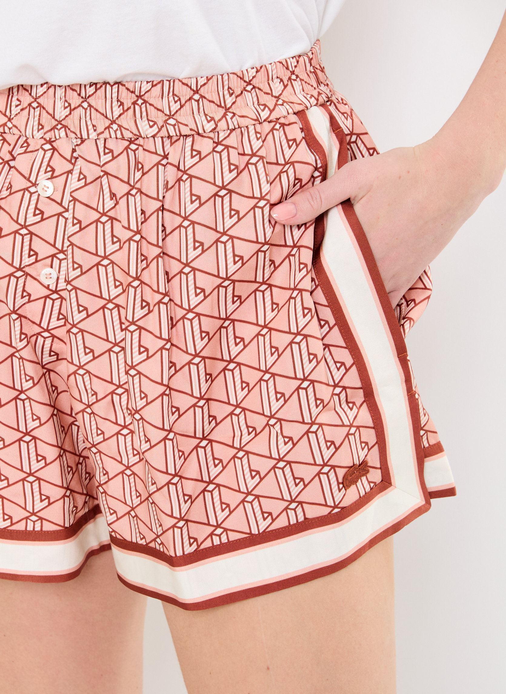 Shorts Short Lacoste FF0464 damen orange Lacoste Shorts Short Lacoste FF0464 damen orange LATTE/CRISTALLINE-IBERIS