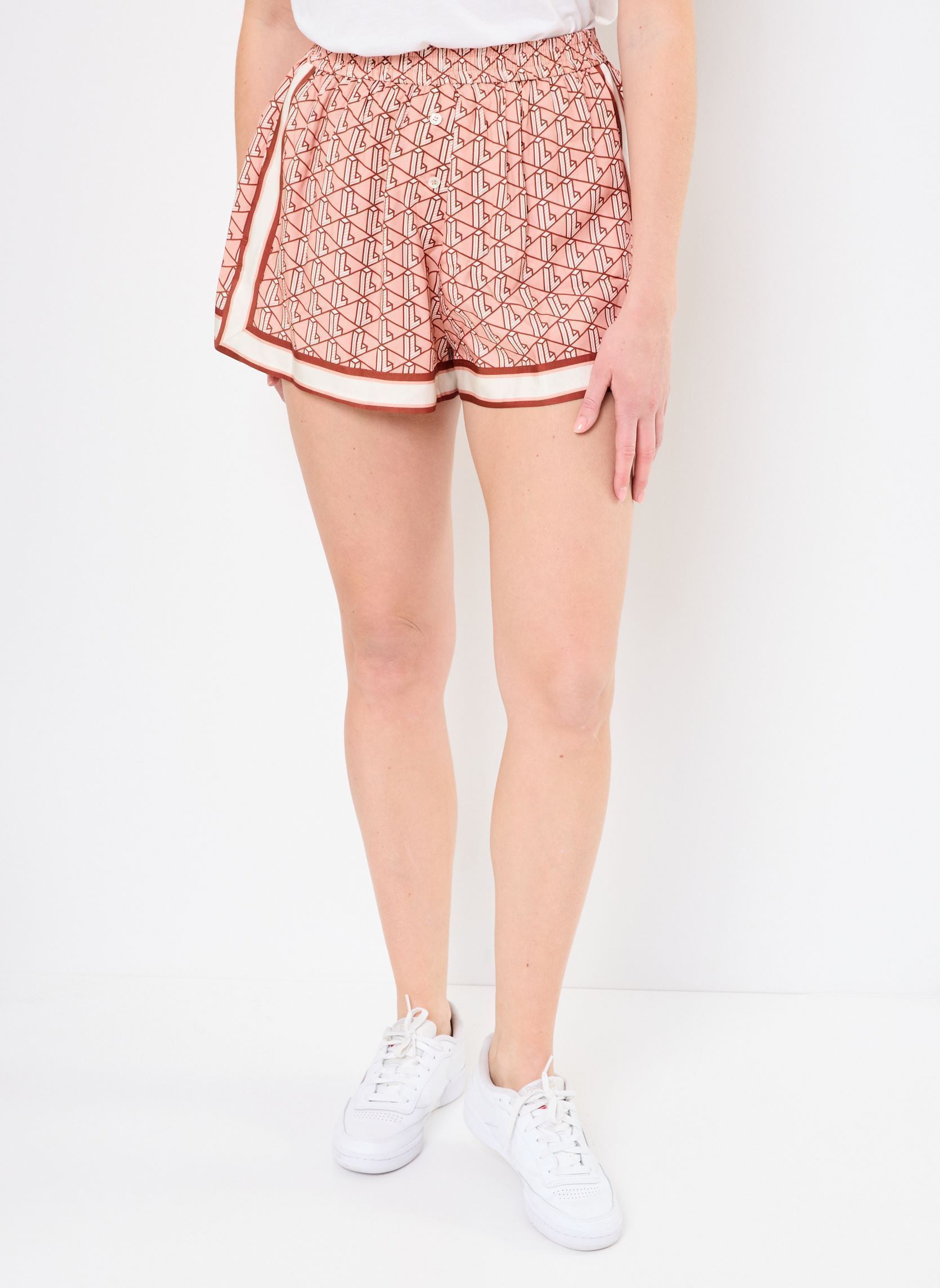 Shorts Short Lacoste FF0464 damen orange Lacoste Shorts Short Lacoste FF0464 damen orange LATTE/CRISTALLINE-IBERIS
