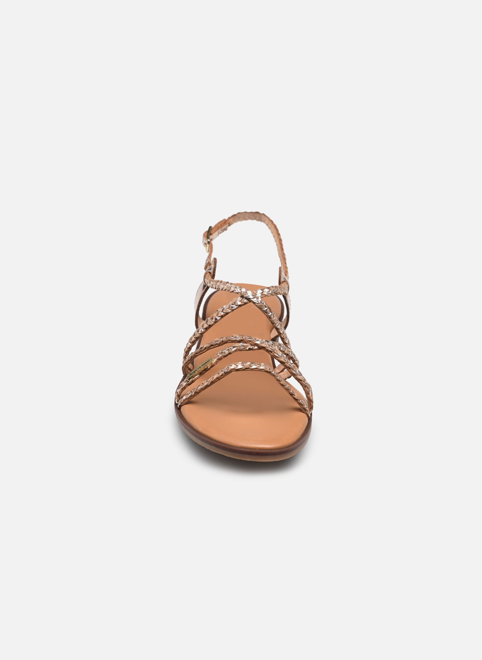 Platte sandalen HALFY dames goud en brons Les Tropéziennes par M Belarbi Platte sandalen HALFY dames goud en brons Or