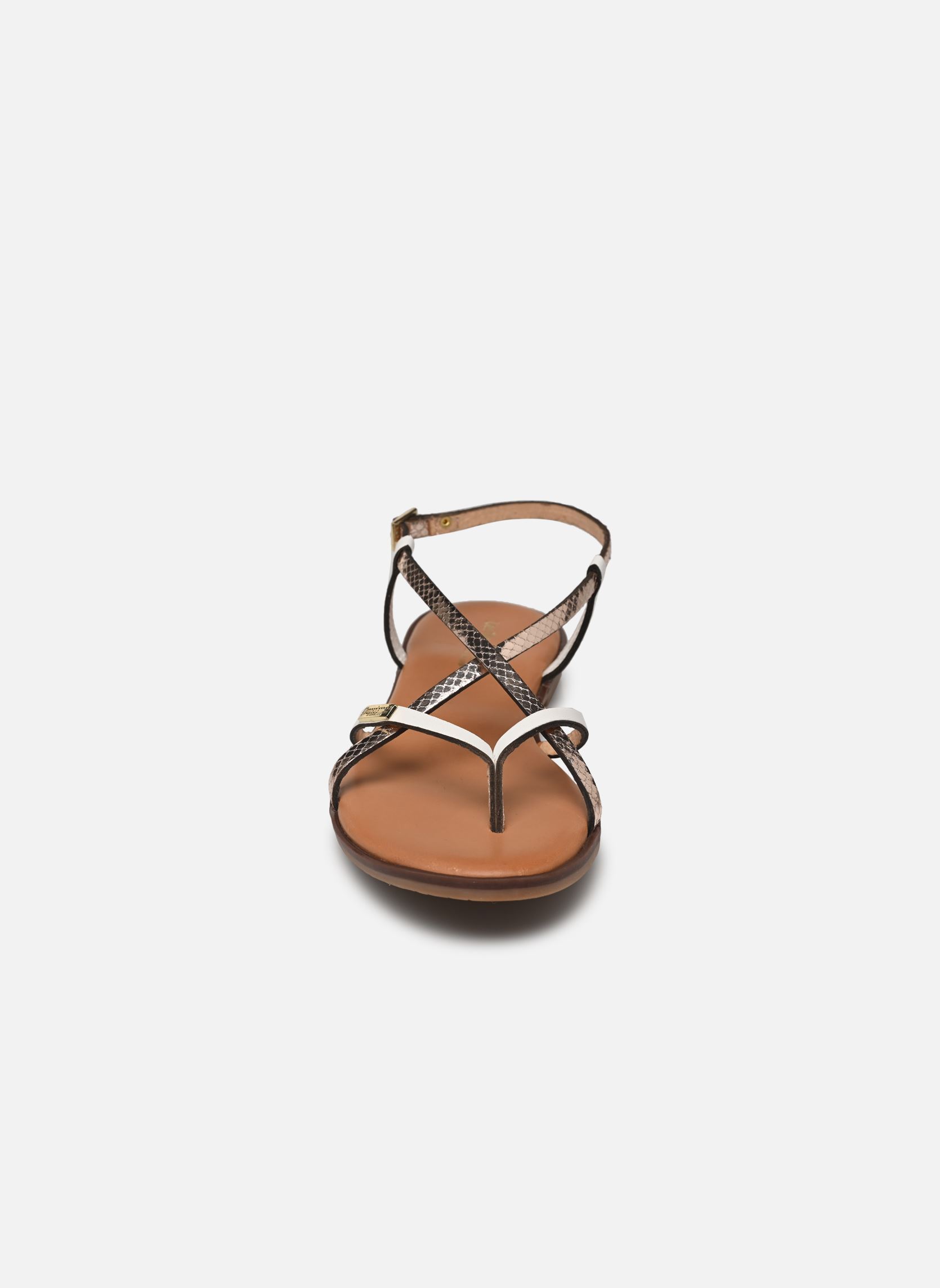 Platte sandalen MONAGUM dames wit Les Tropéziennes par M Belarbi Platte sandalen MONAGUM dames wit BLANC MULTI