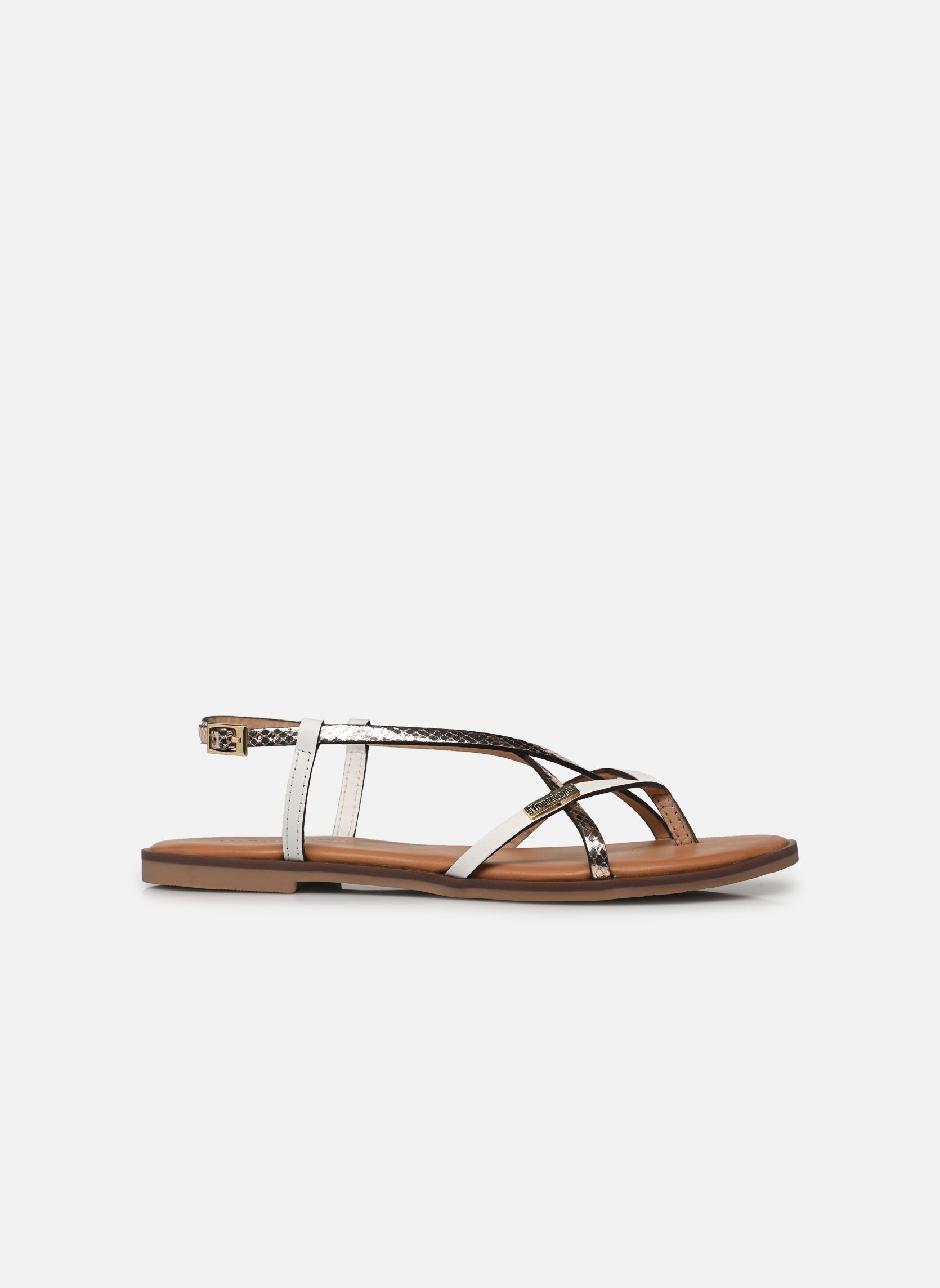 Platte sandalen MONAGUM dames wit Les Tropéziennes par M Belarbi Platte sandalen MONAGUM dames wit BLANC MULTI