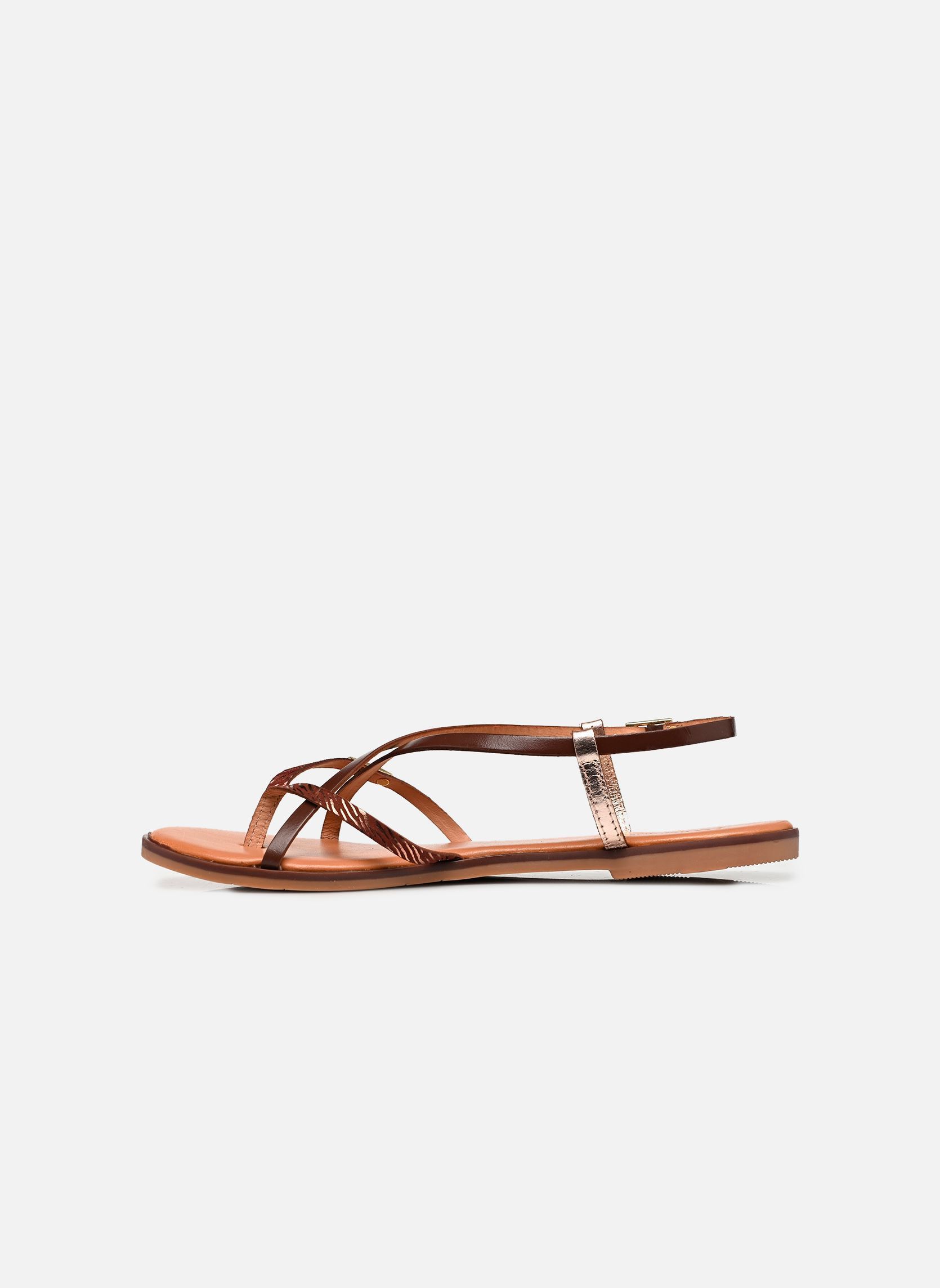 Flache Sandalen MONAGUM damen braun Les Tropéziennes par M Belarbi Flache Sandalen MONAGUM damen braun CHOCOLAT-MULTI