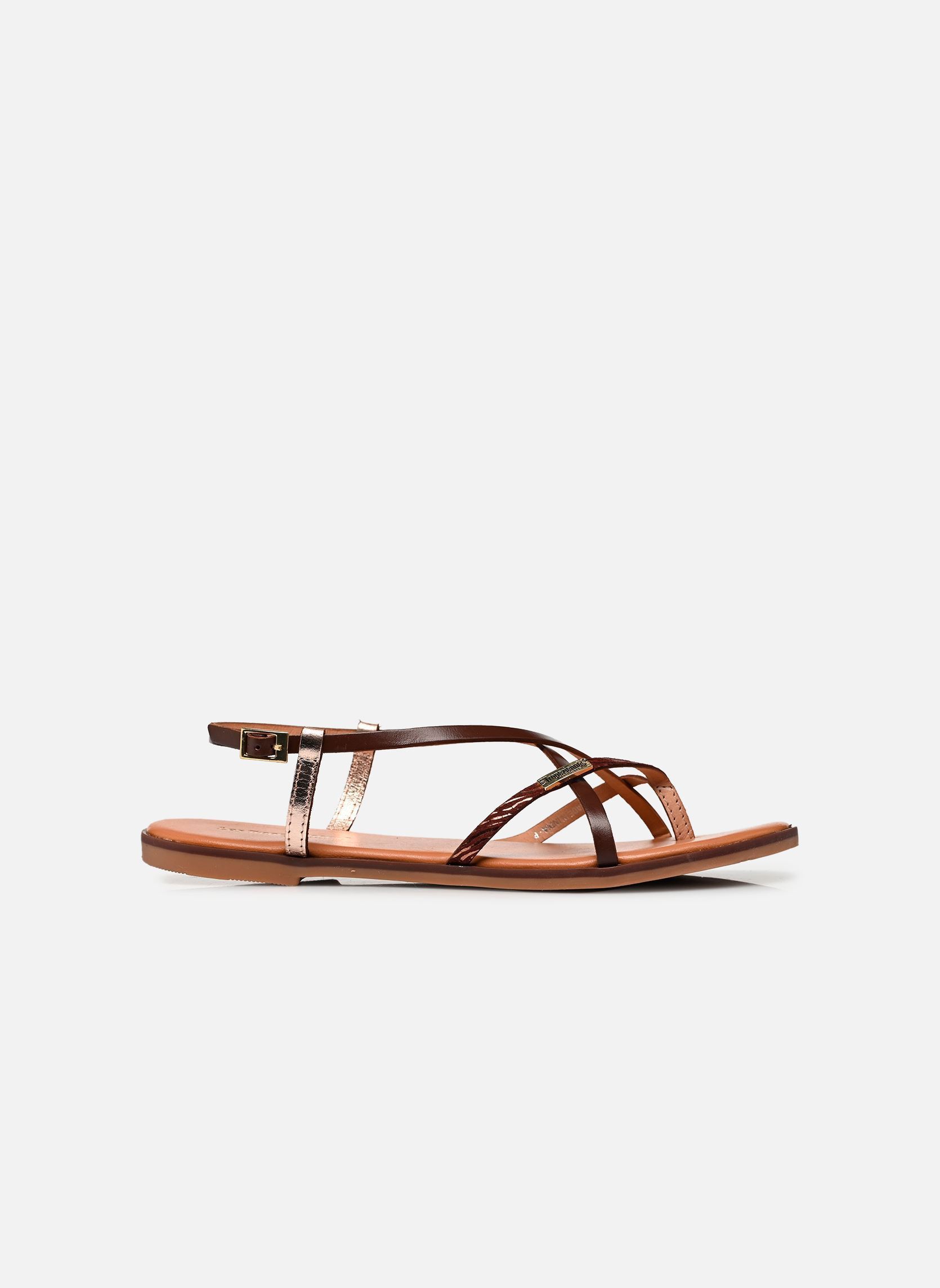 Flache Sandalen MONAGUM damen braun Les Tropéziennes par M Belarbi Flache Sandalen MONAGUM damen braun CHOCOLAT-MULTI