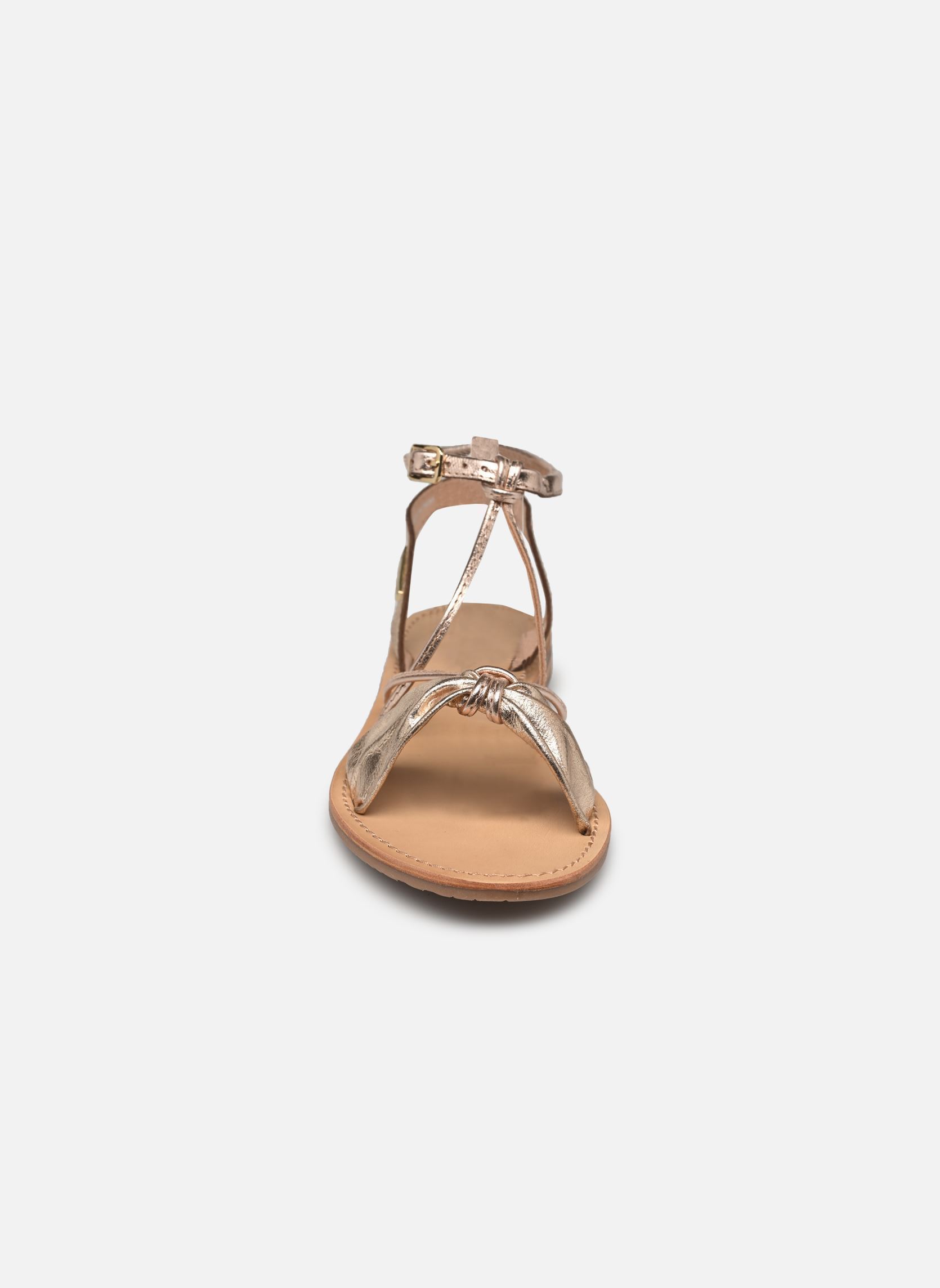 Sandalias planas HIROMAK mujer oro y bronce Les Tropéziennes par M Belarbi Sandalias planas HIROMAK mujer oro y bronce OR