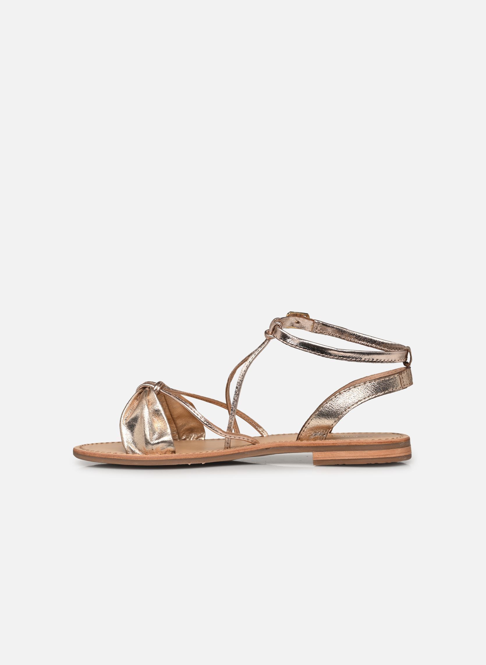 Sandalias planas HIROMAK mujer oro y bronce Les Tropéziennes par M Belarbi Sandalias planas HIROMAK mujer oro y bronce OR