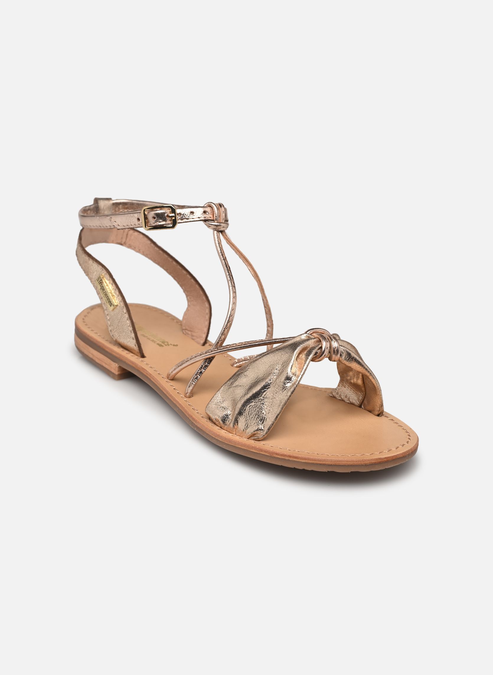 Sandalias planas HIROMAK mujer oro y bronce Les Tropéziennes par M Belarbi Sandalias planas HIROMAK mujer oro y bronce OR