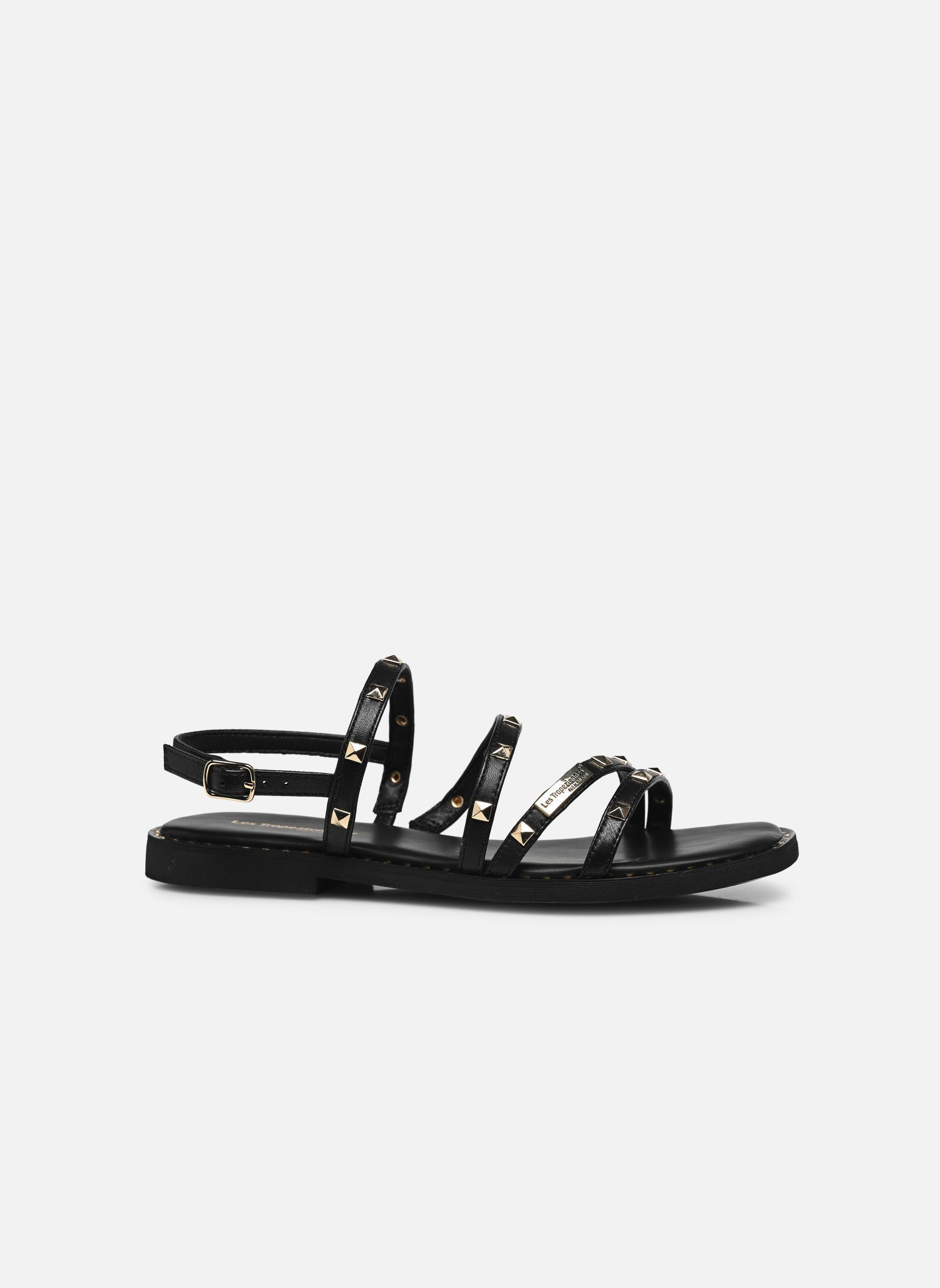 Sandales plates CORABEL femme noir Les Tropéziennes par M Belarbi Sandales plates CORABEL femme noir NOIR