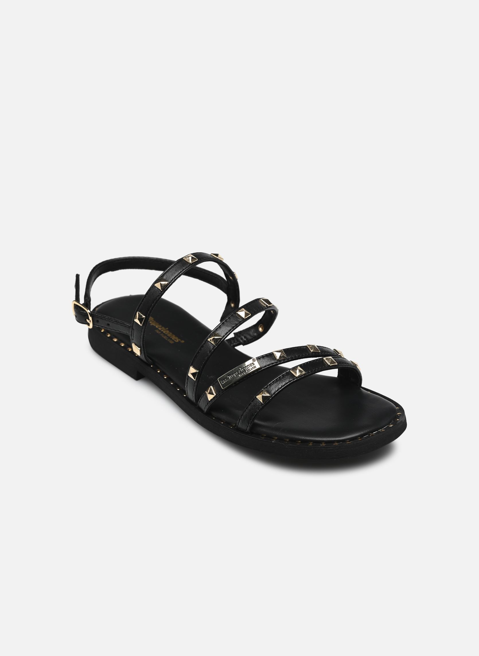 Sandales plates CORABEL femme noir Les Tropéziennes par M Belarbi Sandales plates CORABEL femme noir NOIR