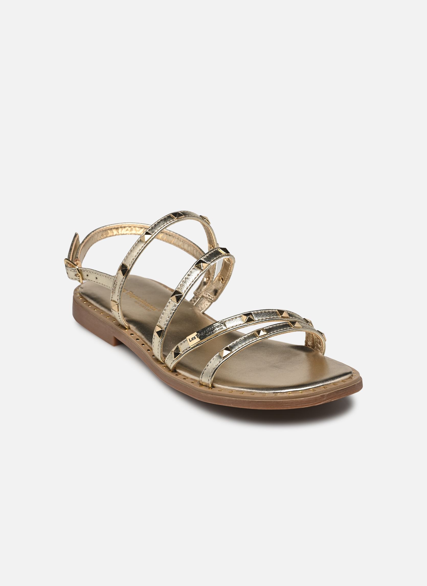 Sandali piatti CORABEL donna oro e bronzo Les Tropéziennes par M Belarbi Sandali piatti CORABEL donna oro e bronzo Or