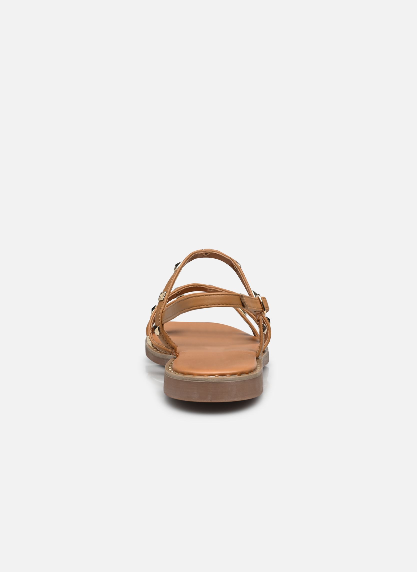 Sandales plates CORABEL femme marron Les Tropéziennes par M Belarbi Sandales plates CORABEL femme marron Tan