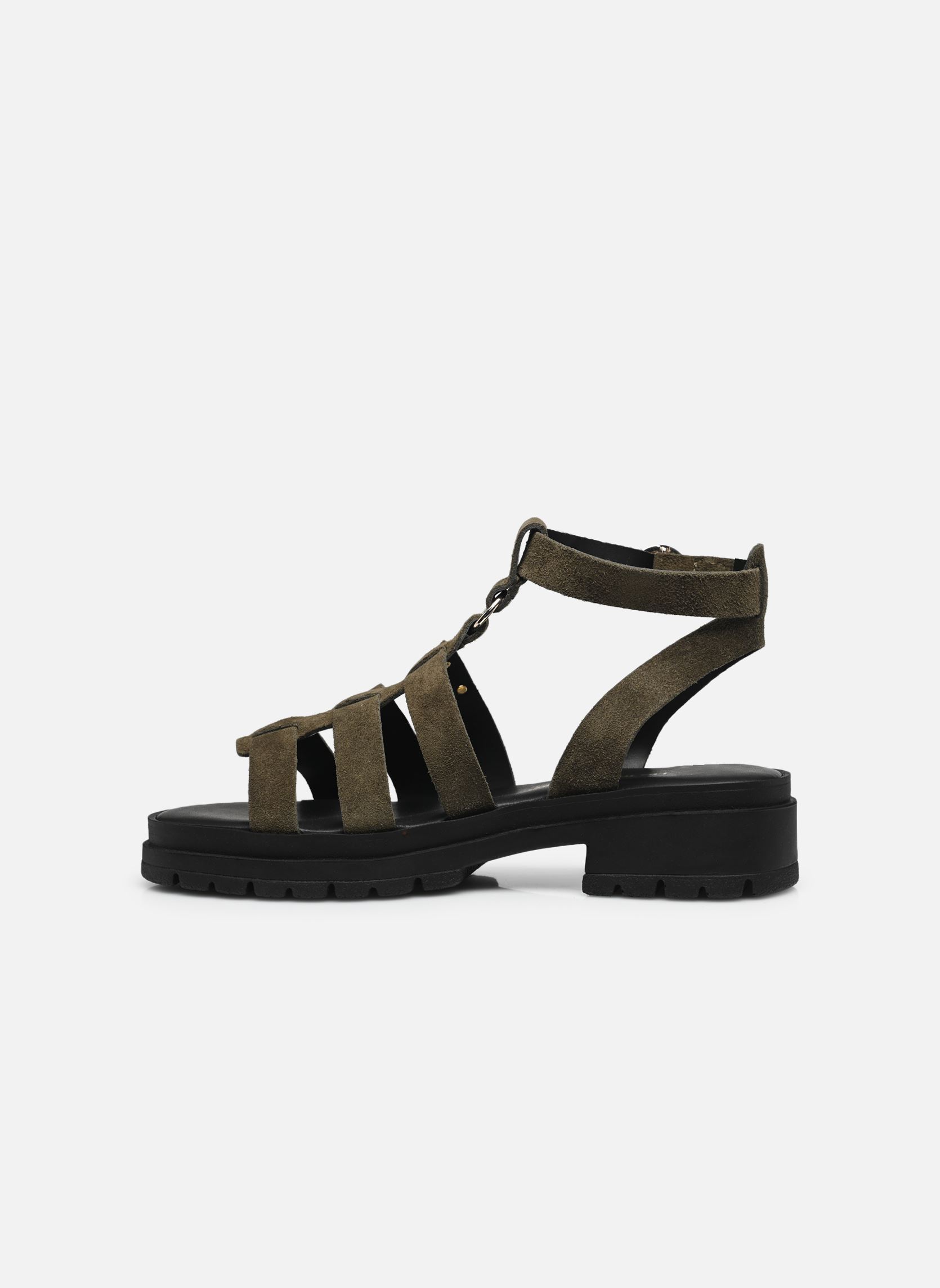 Sandales compensées et plateformes TOBOSUED femme vert Les Tropéziennes par M Belarbi Sandales compensées et plateformes TOBOSUED femme vert KAKI