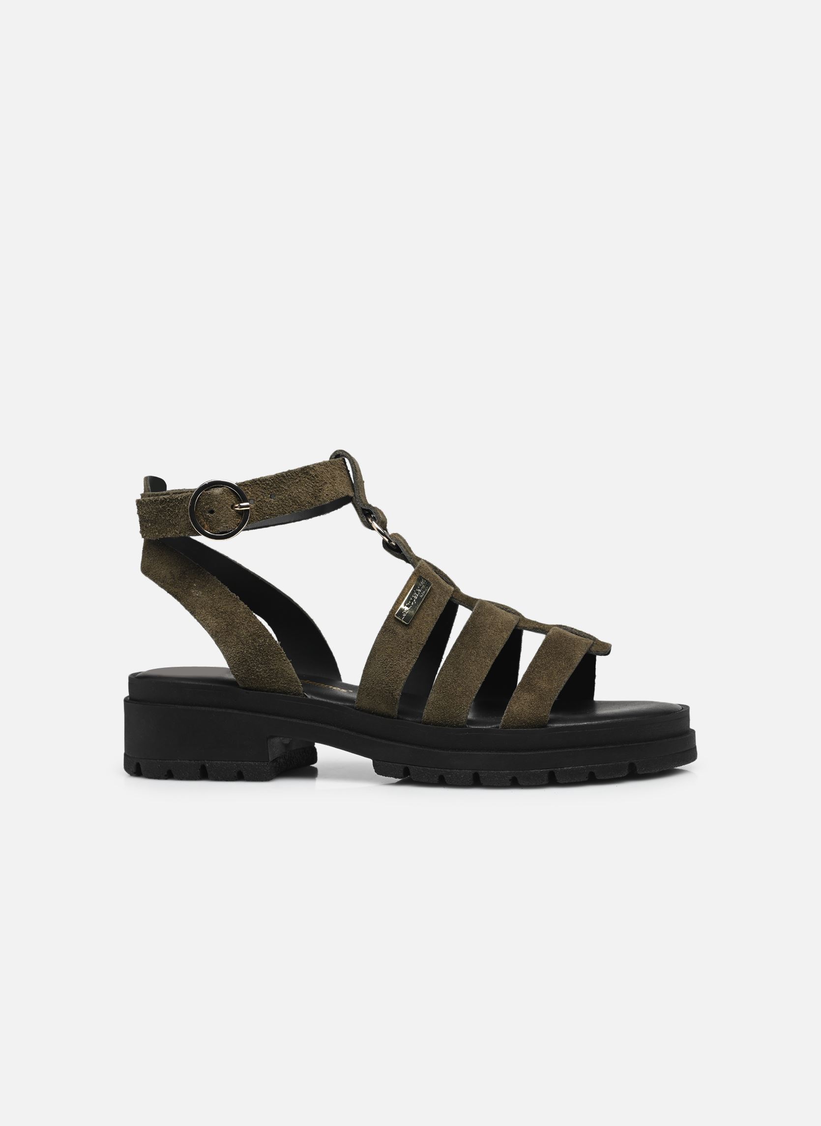 Sandales compensées et plateformes TOBOSUED femme vert Les Tropéziennes par M Belarbi Sandales compensées et plateformes TOBOSUED femme vert KAKI