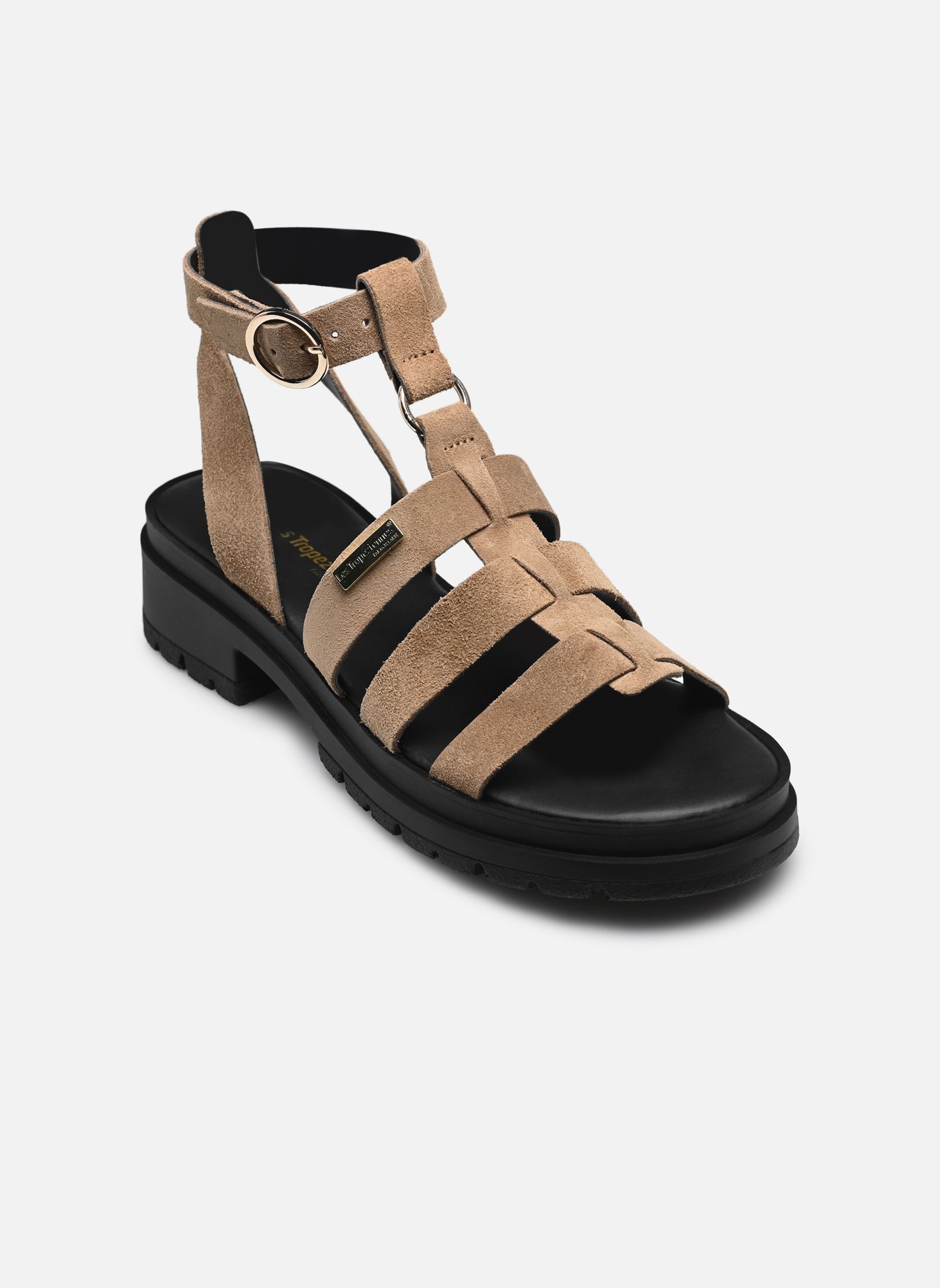 Keil- und Plateausandalen TOBOSUED damen beige Les Tropéziennes par M Belarbi Keil- und Plateausandalen TOBOSUED damen beige TAUPE