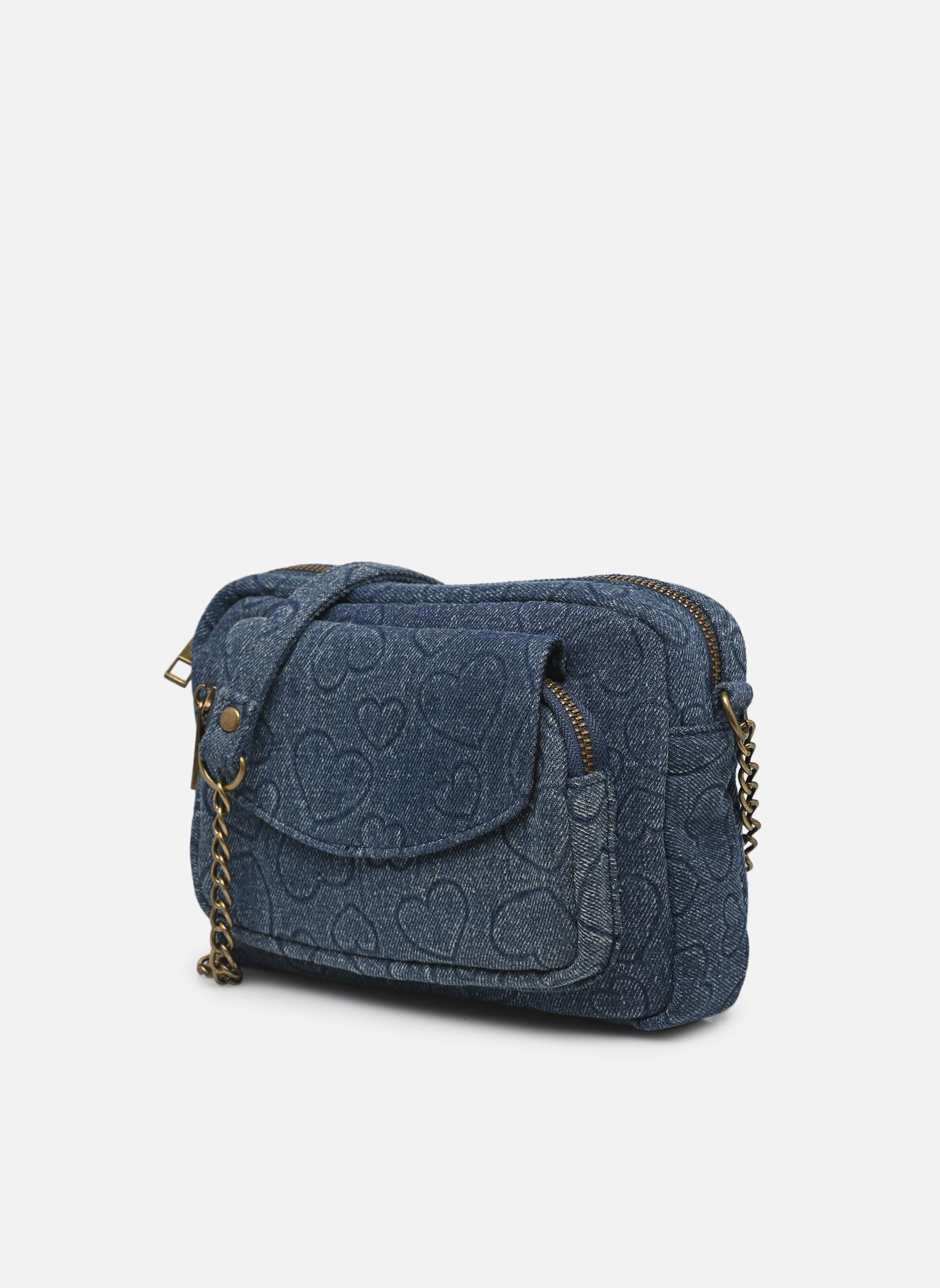 Schoudertassen Pcnaina Heart Denim Cross Body Fc dames blauw Pieces Schoudertassen Pcnaina Heart Denim Cross Body Fc dames blauw LIGHT BLUE DENIM