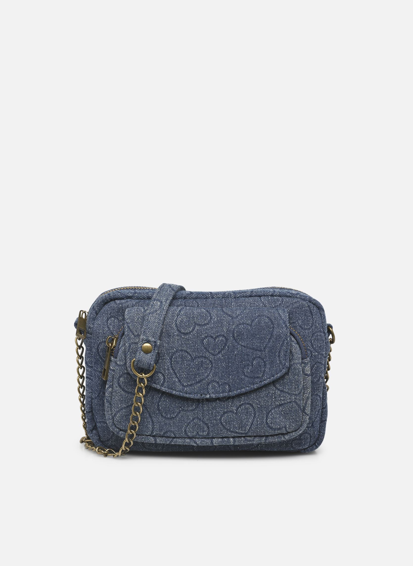 Schoudertassen Pcnaina Heart Denim Cross Body Fc dames blauw Pieces Schoudertassen Pcnaina Heart Denim Cross Body Fc dames blauw LIGHT BLUE DENIM