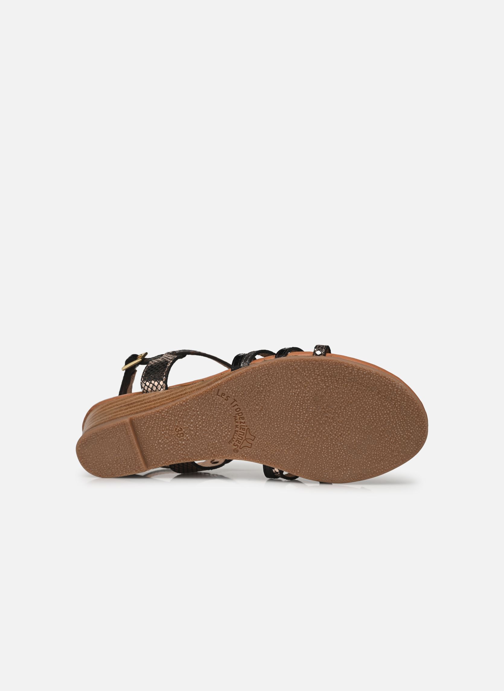 Sandales compensées et plateformes HARO femme noir Les Tropéziennes par M Belarbi Sandales compensées et plateformes HARO femme noir NOIR-MULTI