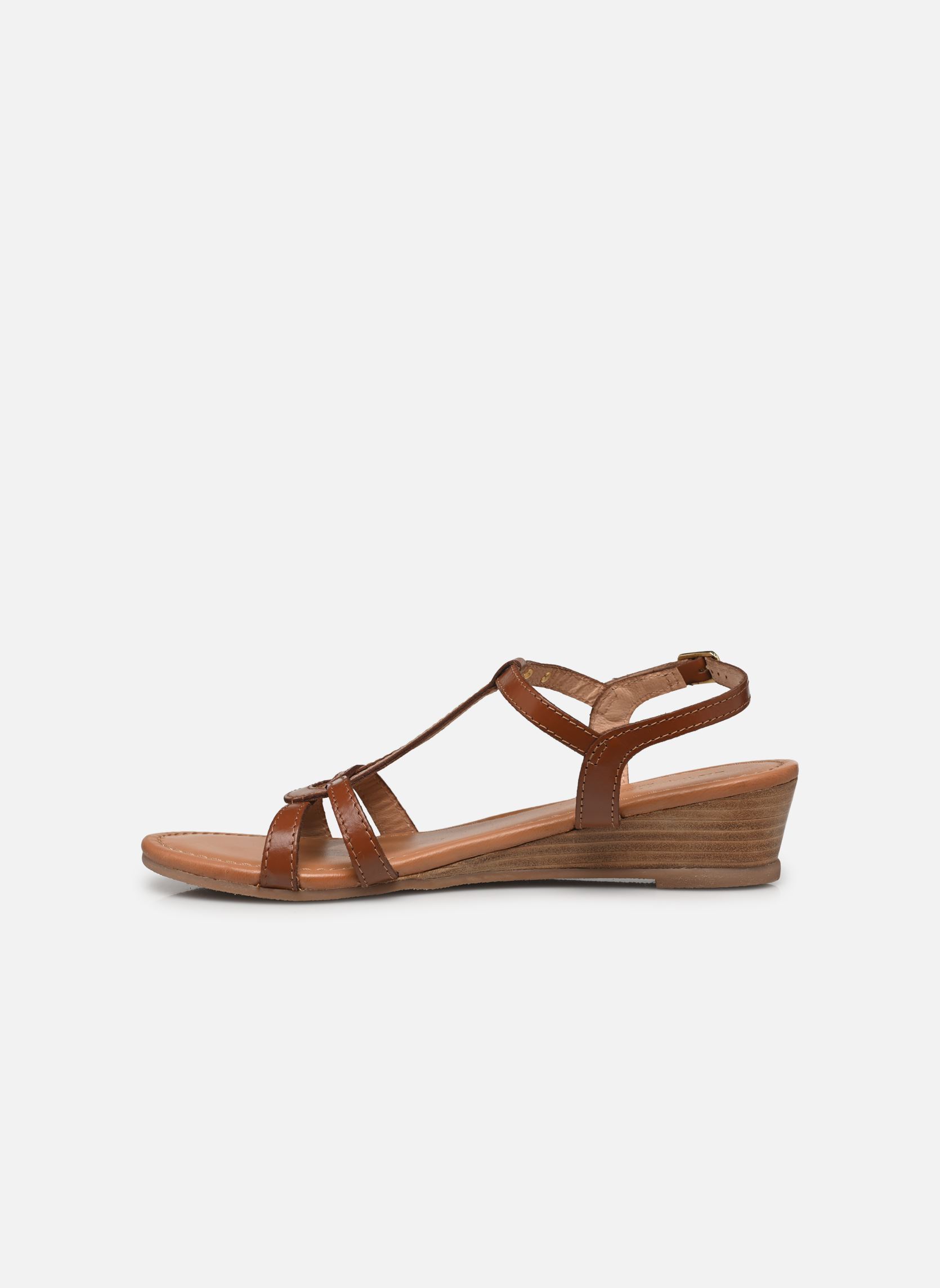 Sandales compensées et plateformes HACTRESS femme marron Les Tropéziennes par M Belarbi Sandales compensées et plateformes HACTRESS femme marron TAN