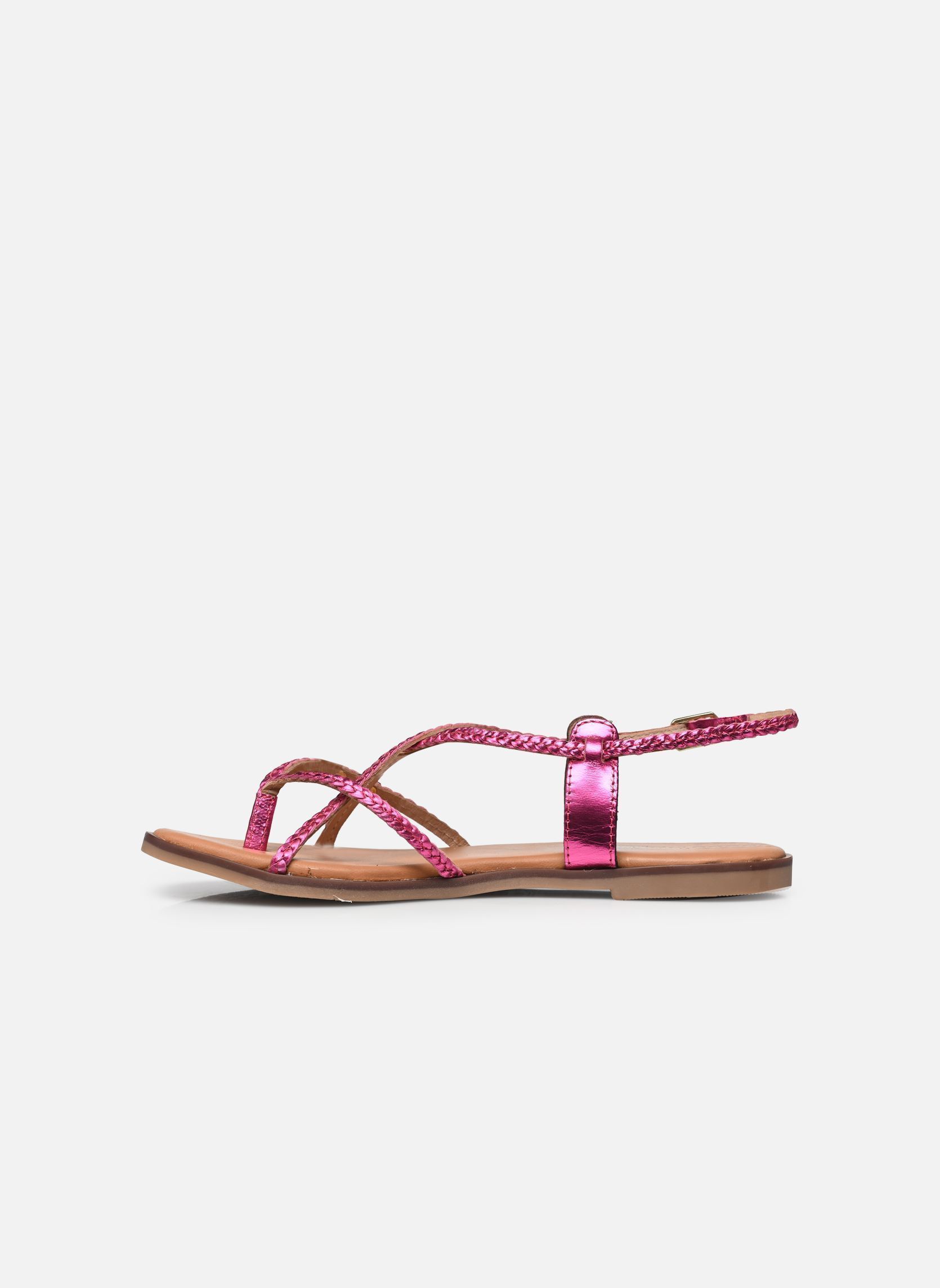 Platte sandalen HALFONZO dames roze Les Tropéziennes par M Belarbi Platte sandalen HALFONZO dames roze Fuchsia Metal
