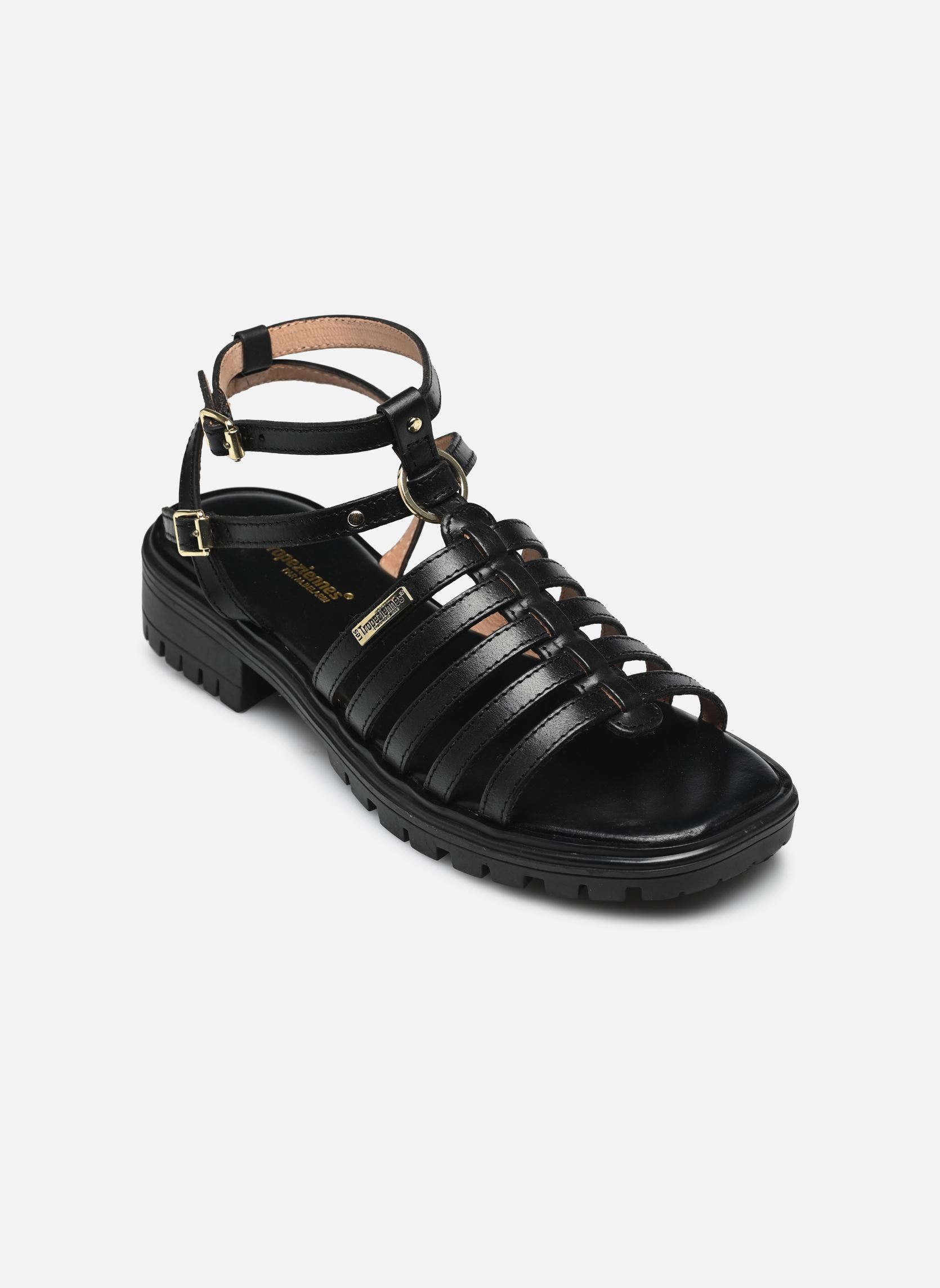 Sandales HURANUS femme noir Les Tropéziennes par M Belarbi Sandales HURANUS femme noir NOIR
