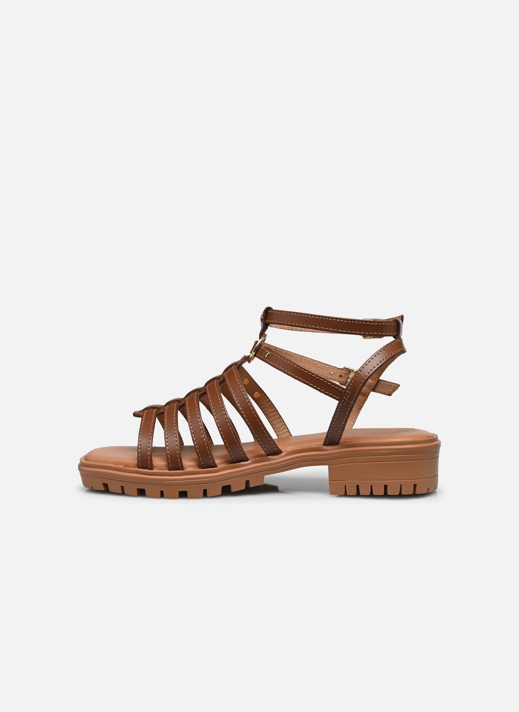 Sandales HURANUS femme marron Les Tropéziennes par M Belarbi Sandales HURANUS femme marron TAN