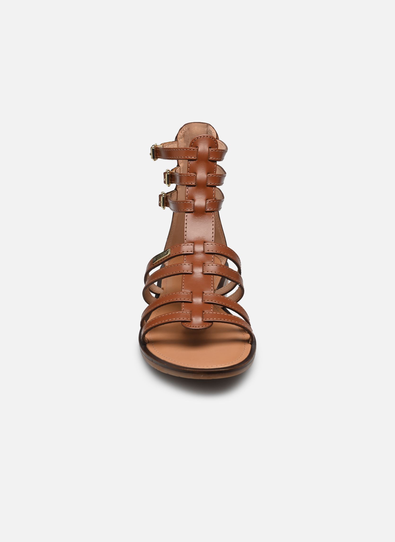 Sandales plates HACHILLE femme marron Les Tropéziennes par M Belarbi Sandales plates HACHILLE femme marron TAN
