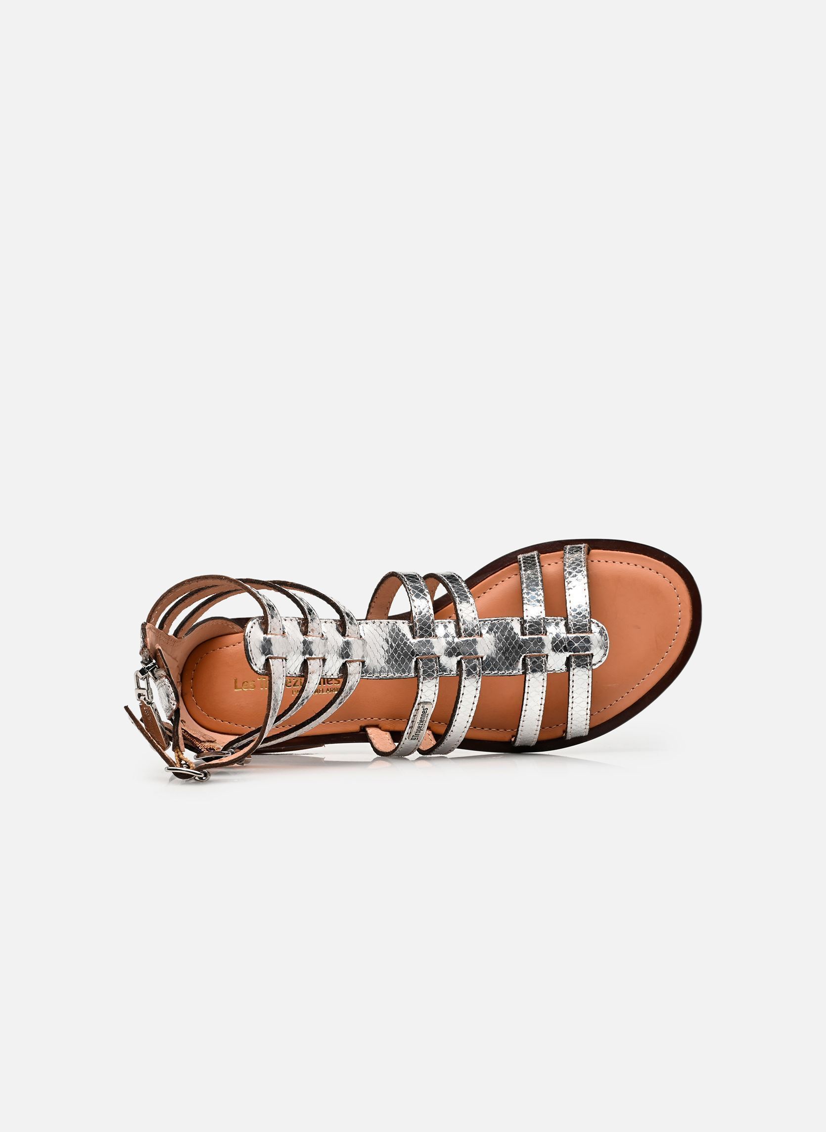 Flache Sandalen HACHILLE damen silber Les Tropéziennes par M Belarbi Flache Sandalen HACHILLE damen silber ARGENT