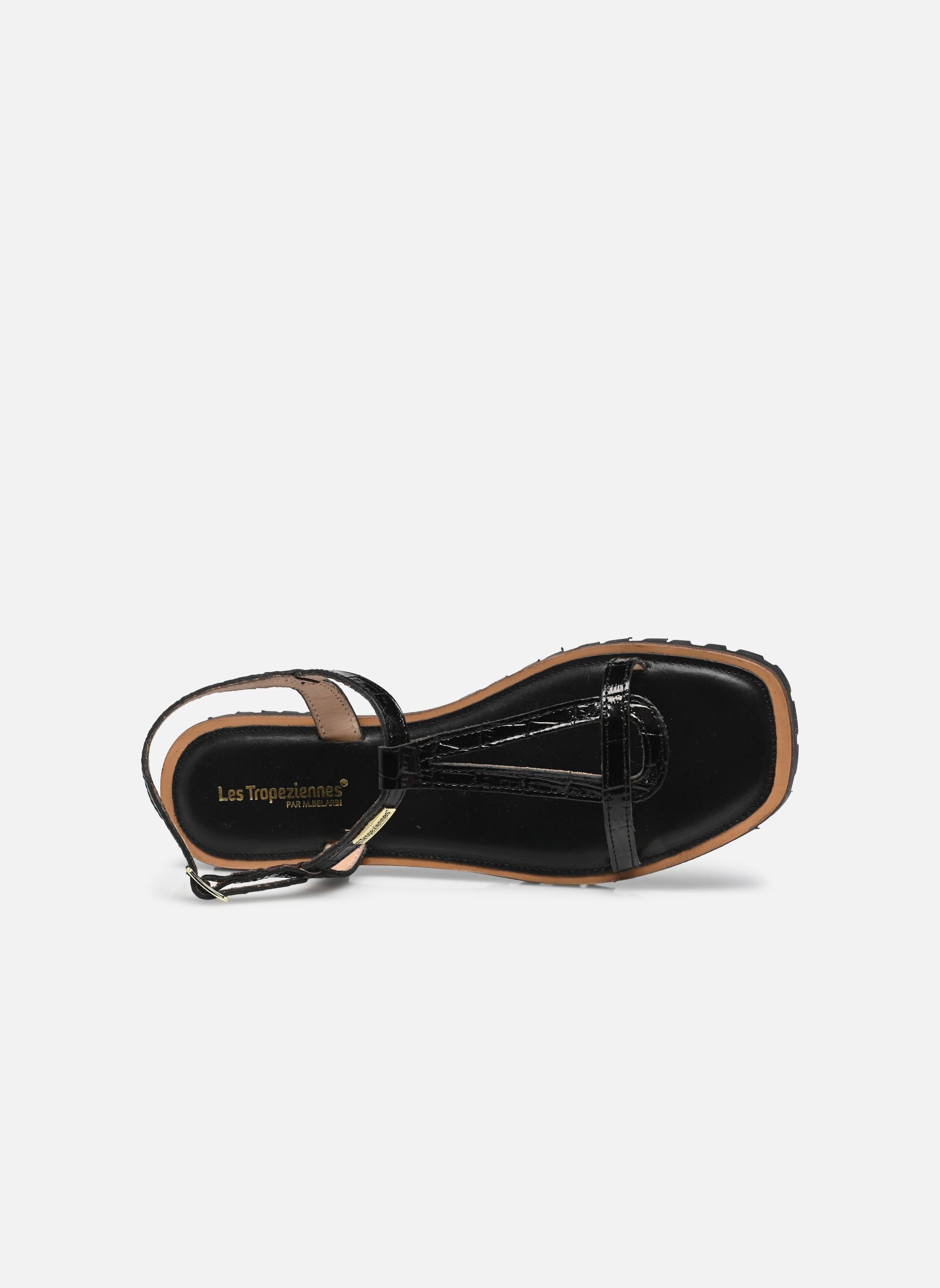Sandalias planas HEXTAZ mujer negro Les Tropéziennes par M Belarbi Sandalias planas HEXTAZ mujer negro Noir
