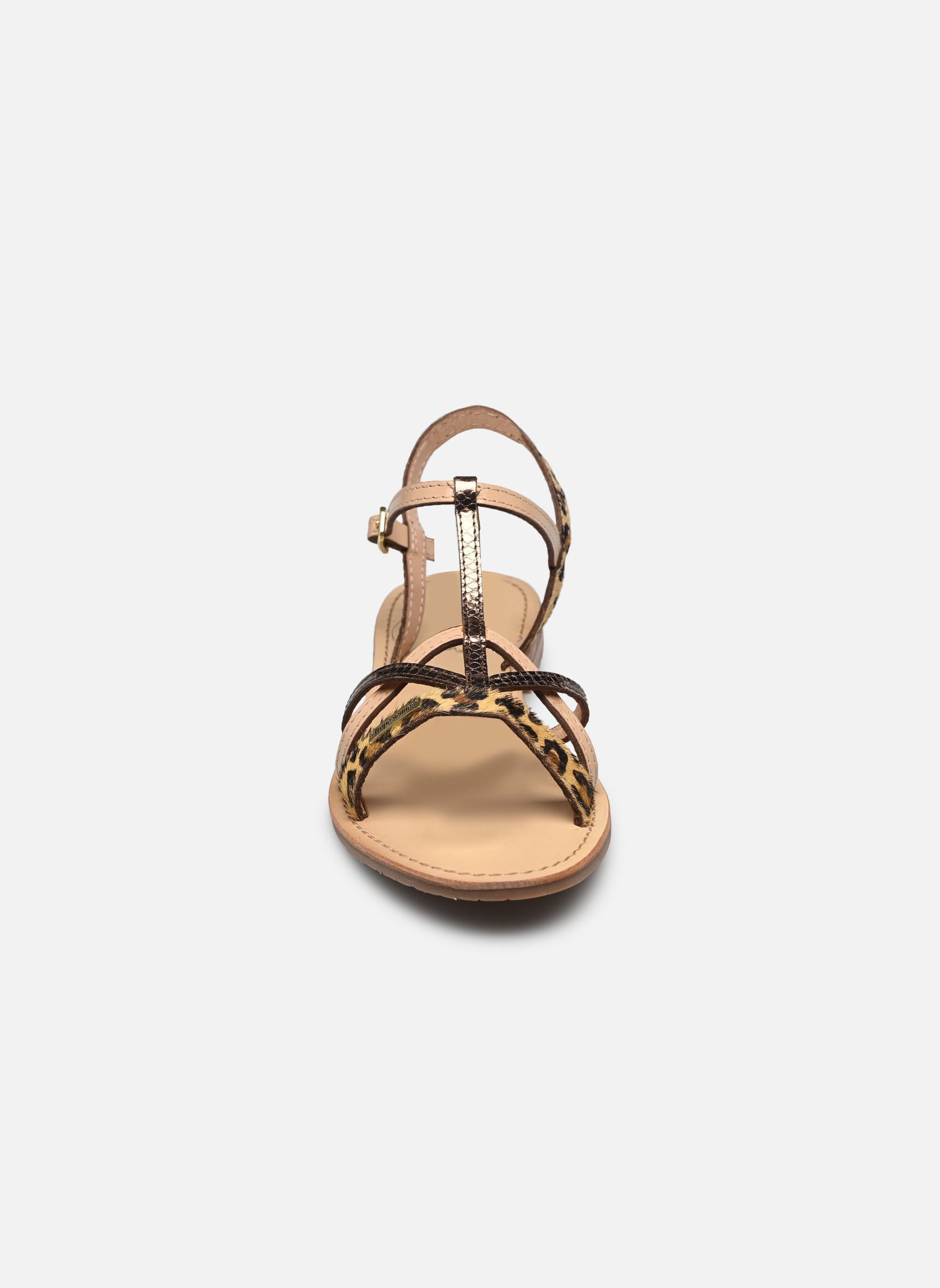Sandali piatti HIROGUMPO donna beige Les Tropéziennes par M Belarbi Sandali piatti HIROGUMPO donna beige LEOPARD MULTI
