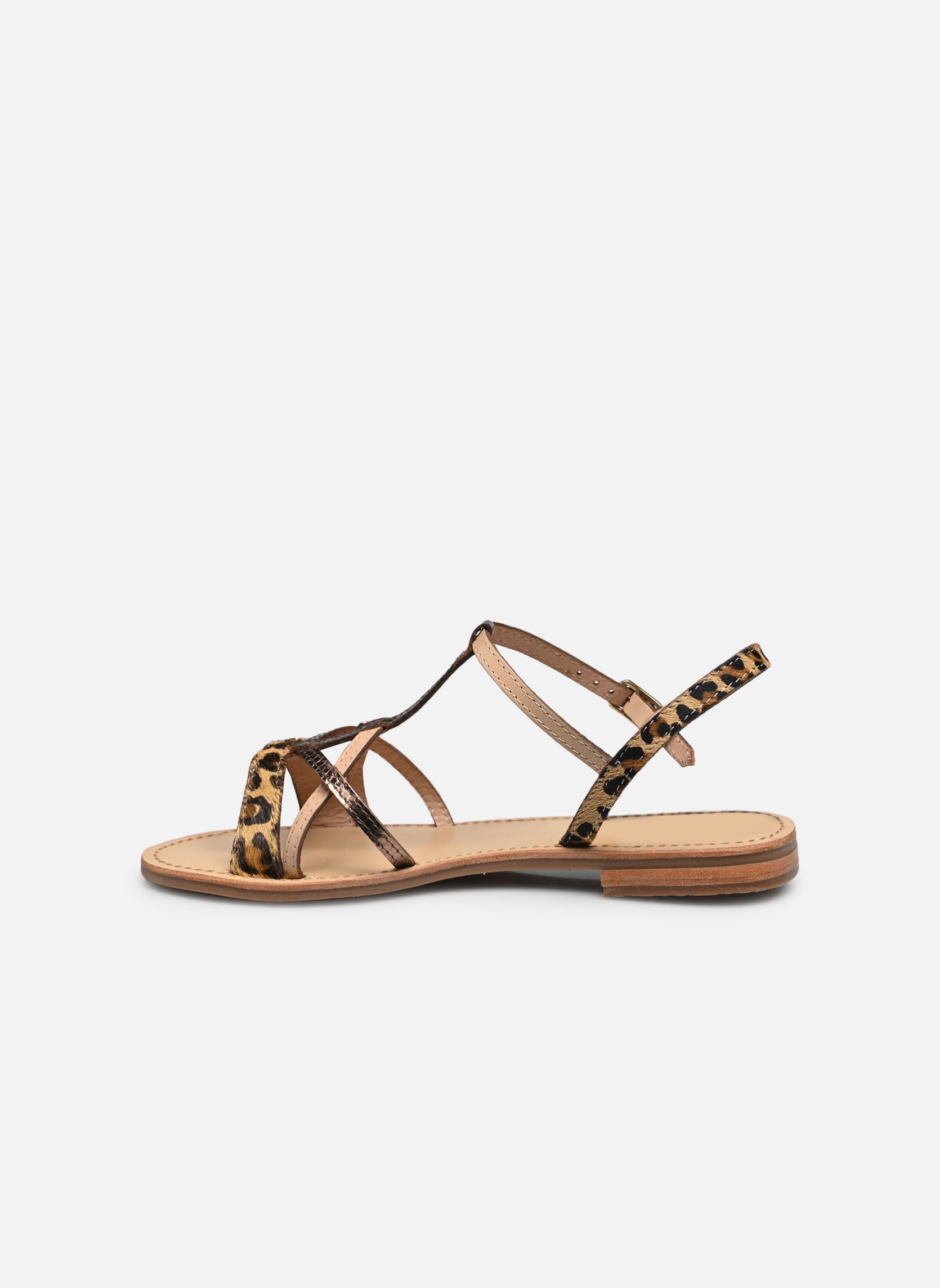 Sandali piatti HIROGUMPO donna beige Les Tropéziennes par M Belarbi Sandali piatti HIROGUMPO donna beige LEOPARD MULTI