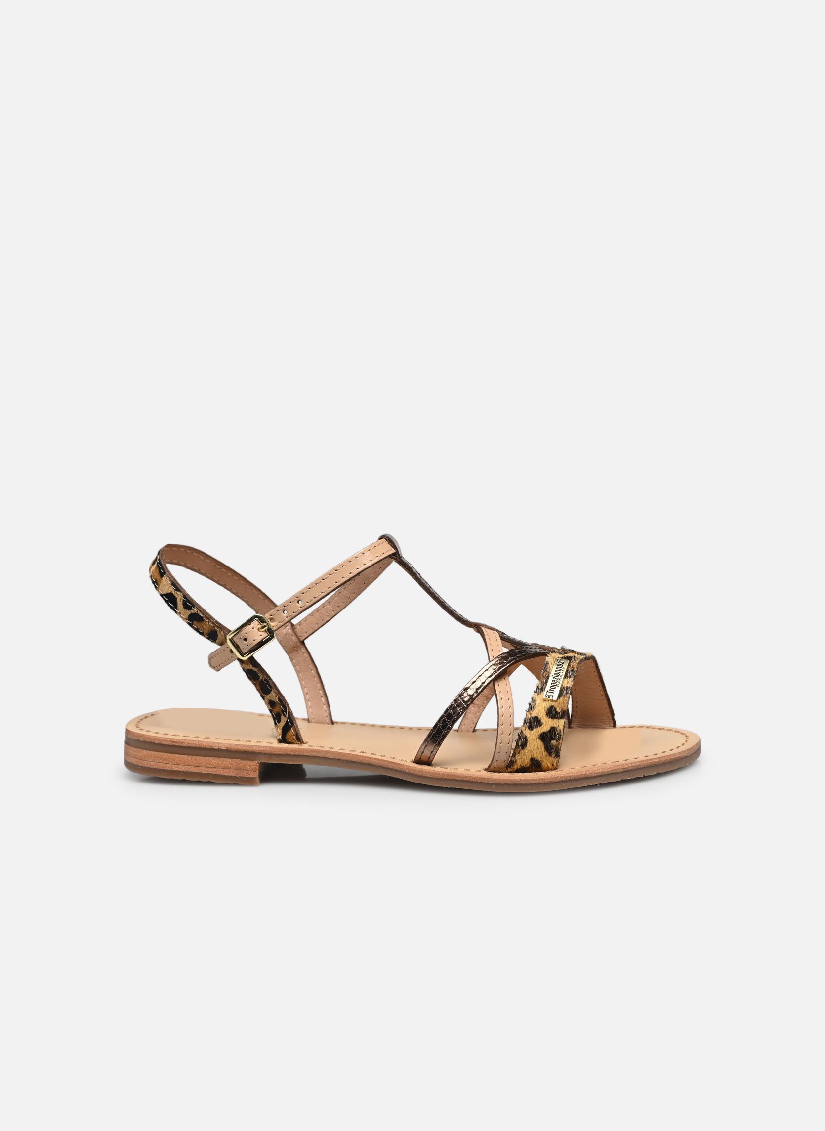Sandali piatti HIROGUMPO donna beige Les Tropéziennes par M Belarbi Sandali piatti HIROGUMPO donna beige LEOPARD MULTI