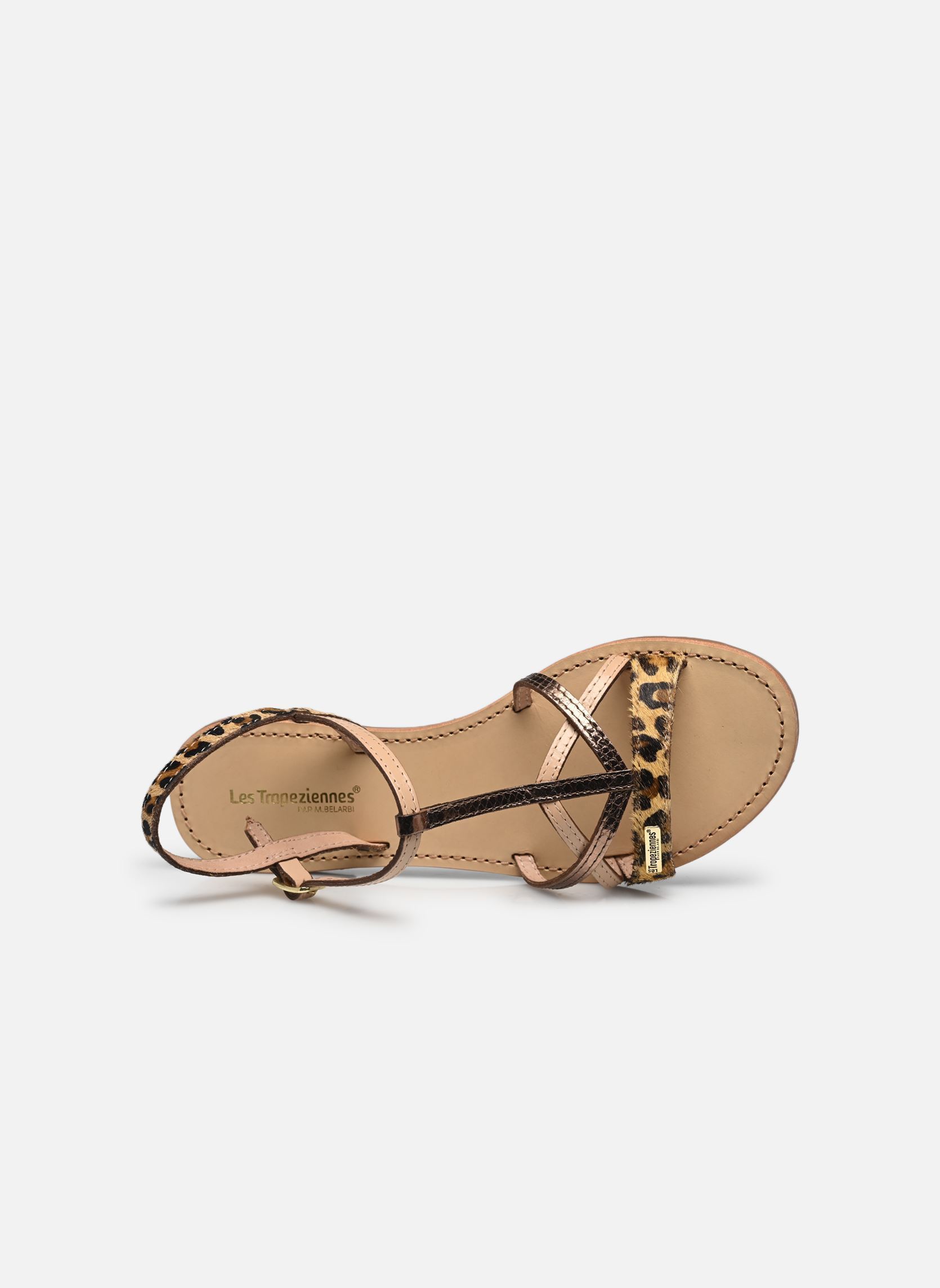 Sandali piatti HIROGUMPO donna beige Les Tropéziennes par M Belarbi Sandali piatti HIROGUMPO donna beige LEOPARD MULTI